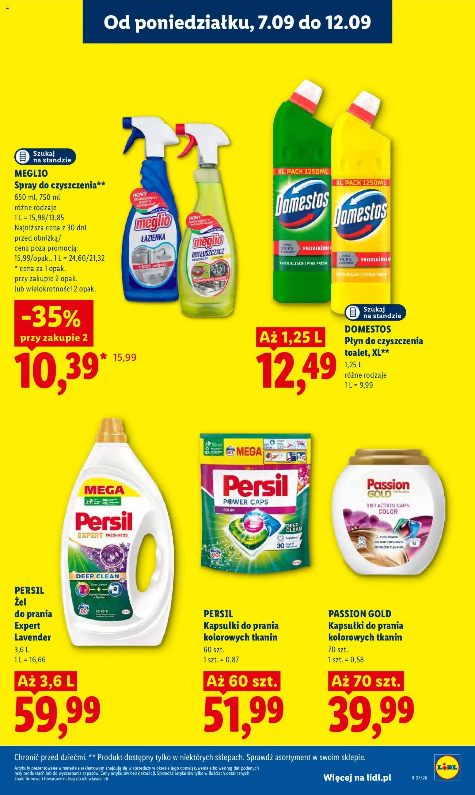 Lidl Polsko leták od 07.09.2026 | Strana: 55 | Produkty: Domestos, Persil