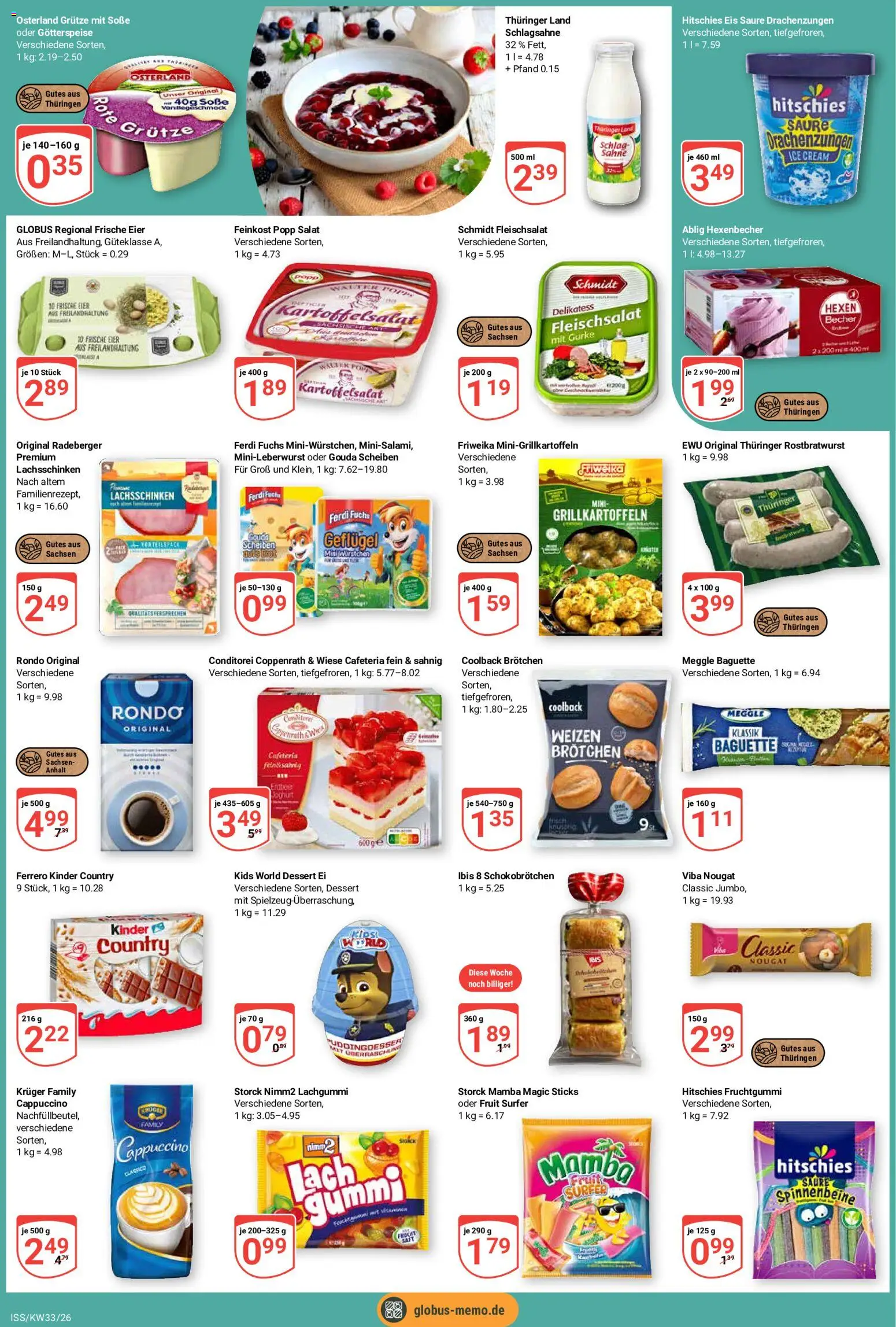 Globus Prospekt – gültig ab 10.08.2026 | Seite: 5 | Produkte: Gouda, Soße, Salat, Kinder country