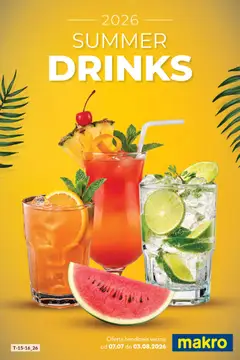 Pogląd oferty "Makro gazetka - Summer drinks" - ważna od 07.07.2026