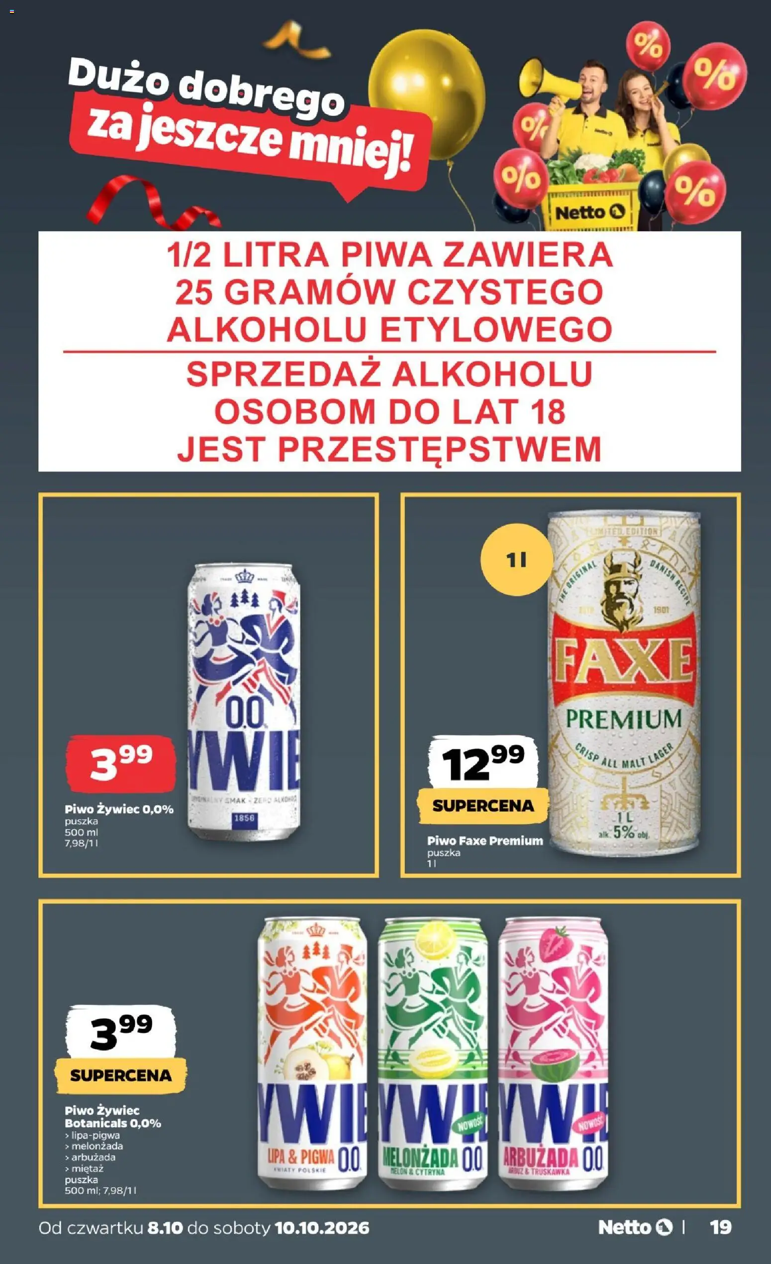 Netto gazetka od czwartku od 08.10.2026 | Strona: 19 | Produkty: Cytryna, Arbuz, Pigwa, Kwiaty