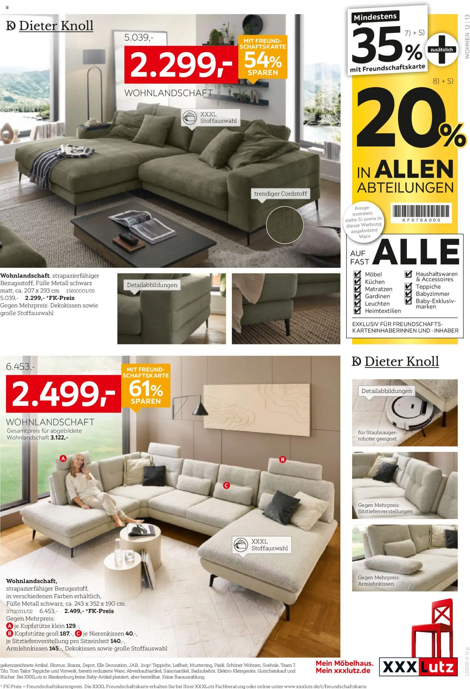 XXXLutz Polstermöbeltesterinnen und -tester gesucht! – gültig ab 29.08.2026 | Seite: 13 | Produkte: Wohnlandschaft, Staubsauger, Roboter, Kuchen