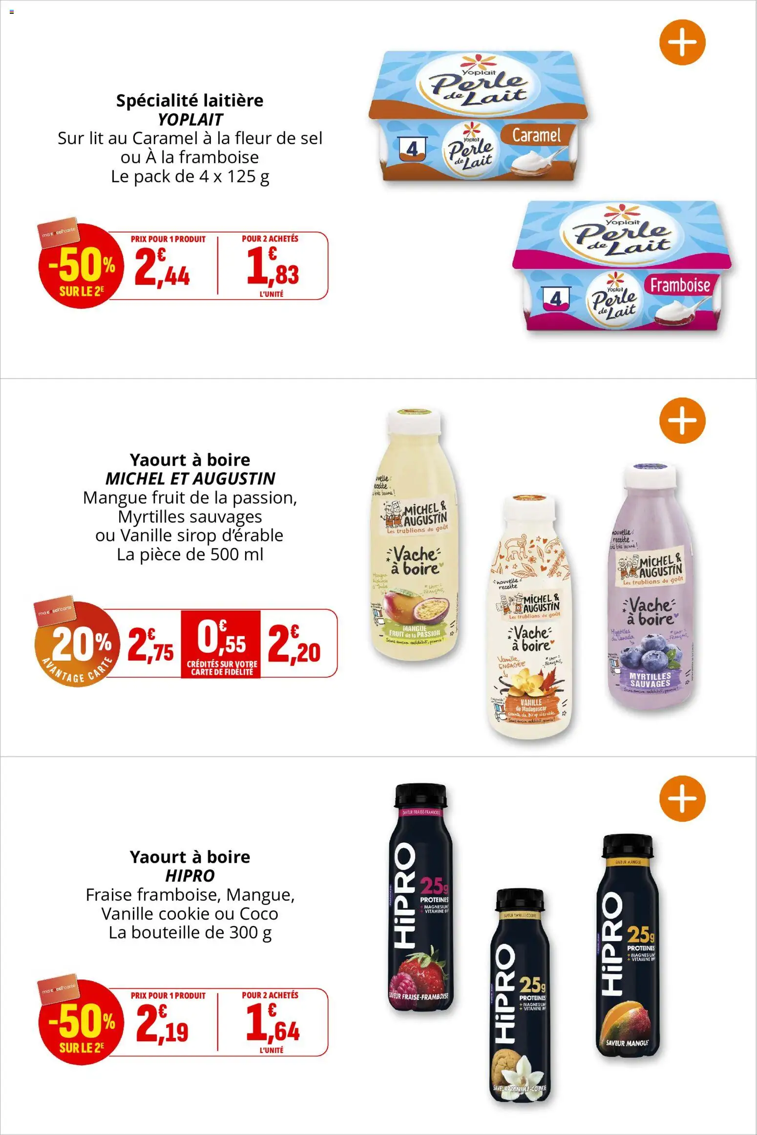 {H1} | Page: 19 | Produits: Framboise, Myrtilles, Sel, Lait