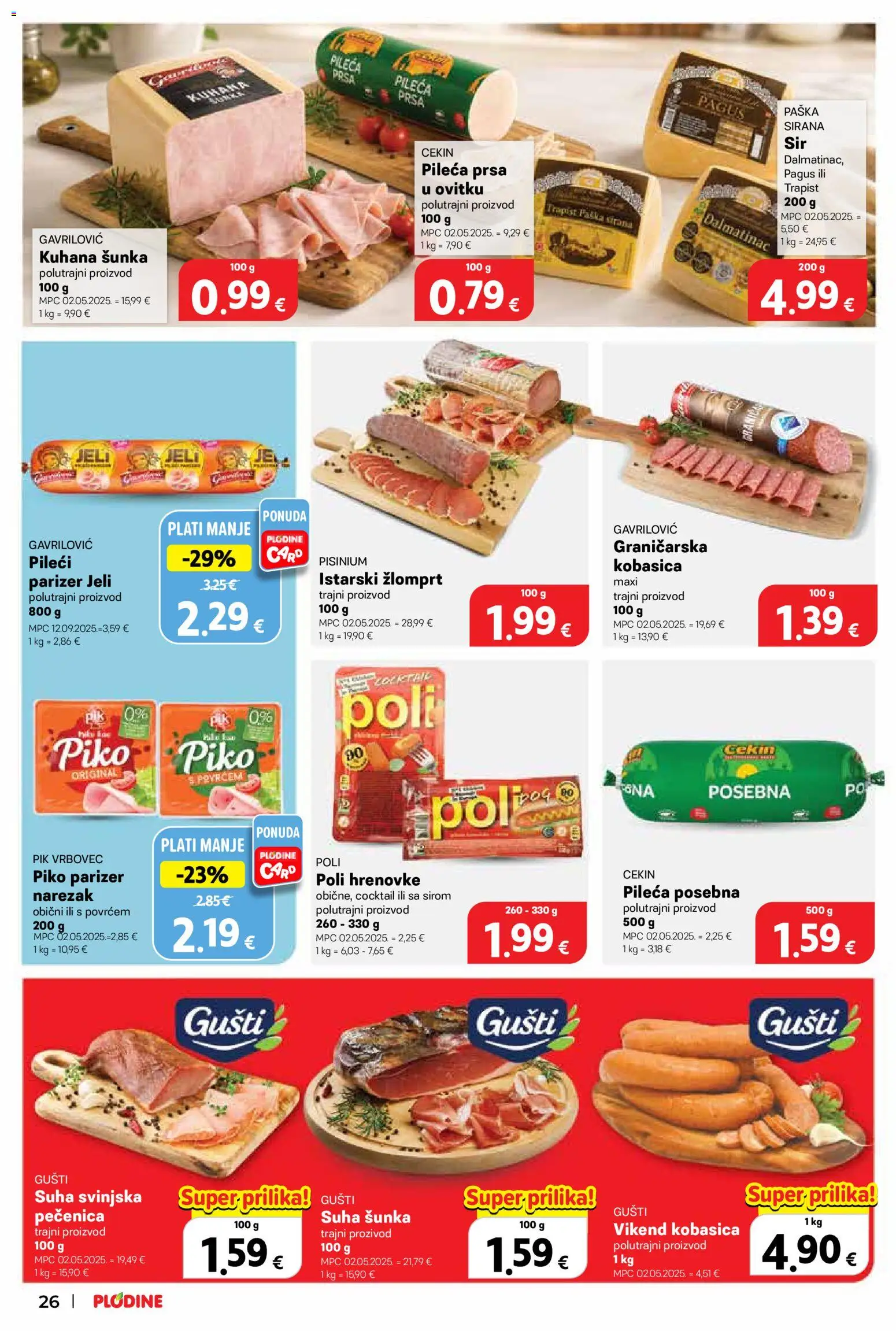 Plodine katalog | vrijedi od 01.07.2026 | Stranica: 26