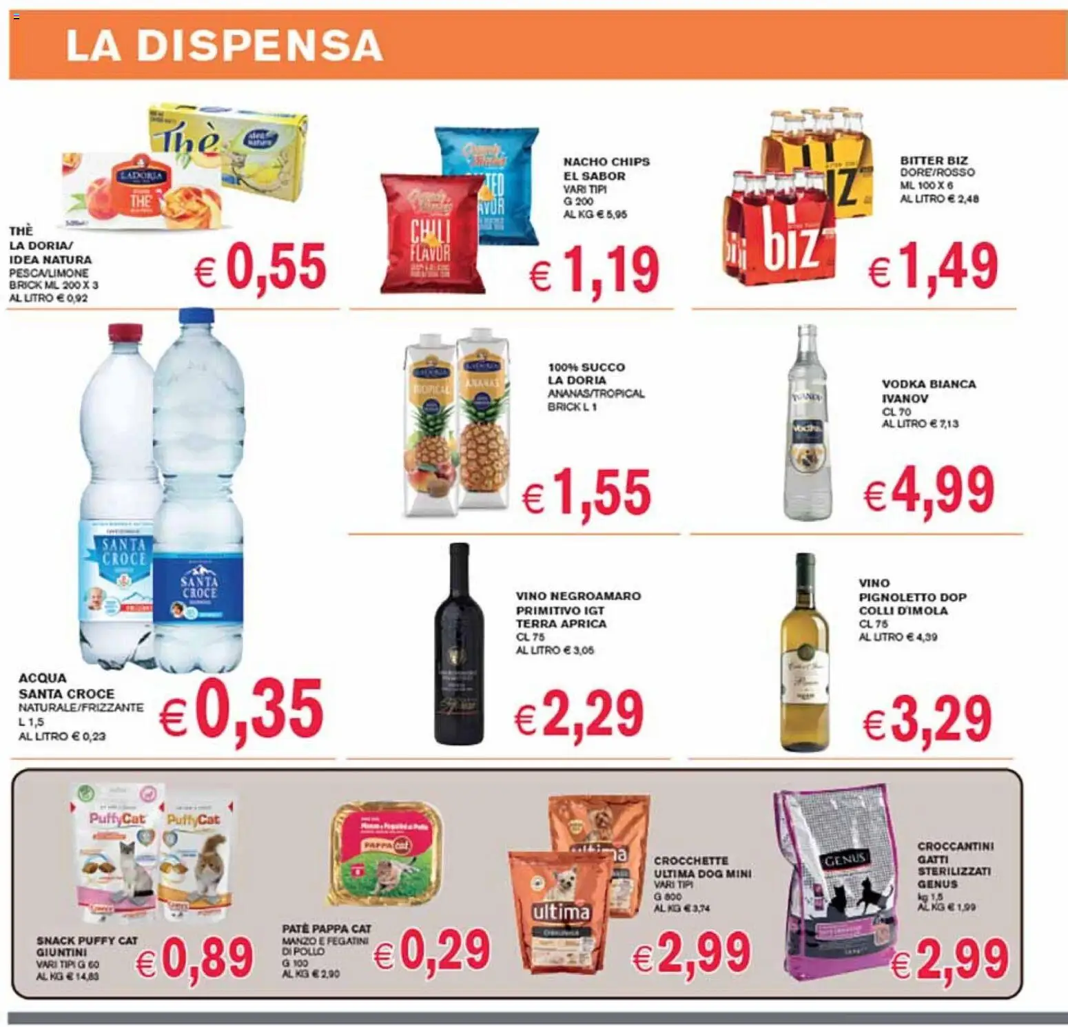 Volantino Coal del 16/07/2026 | Pagina: 10 | Prodotti: Paté, Pollo, Acqua, Vino