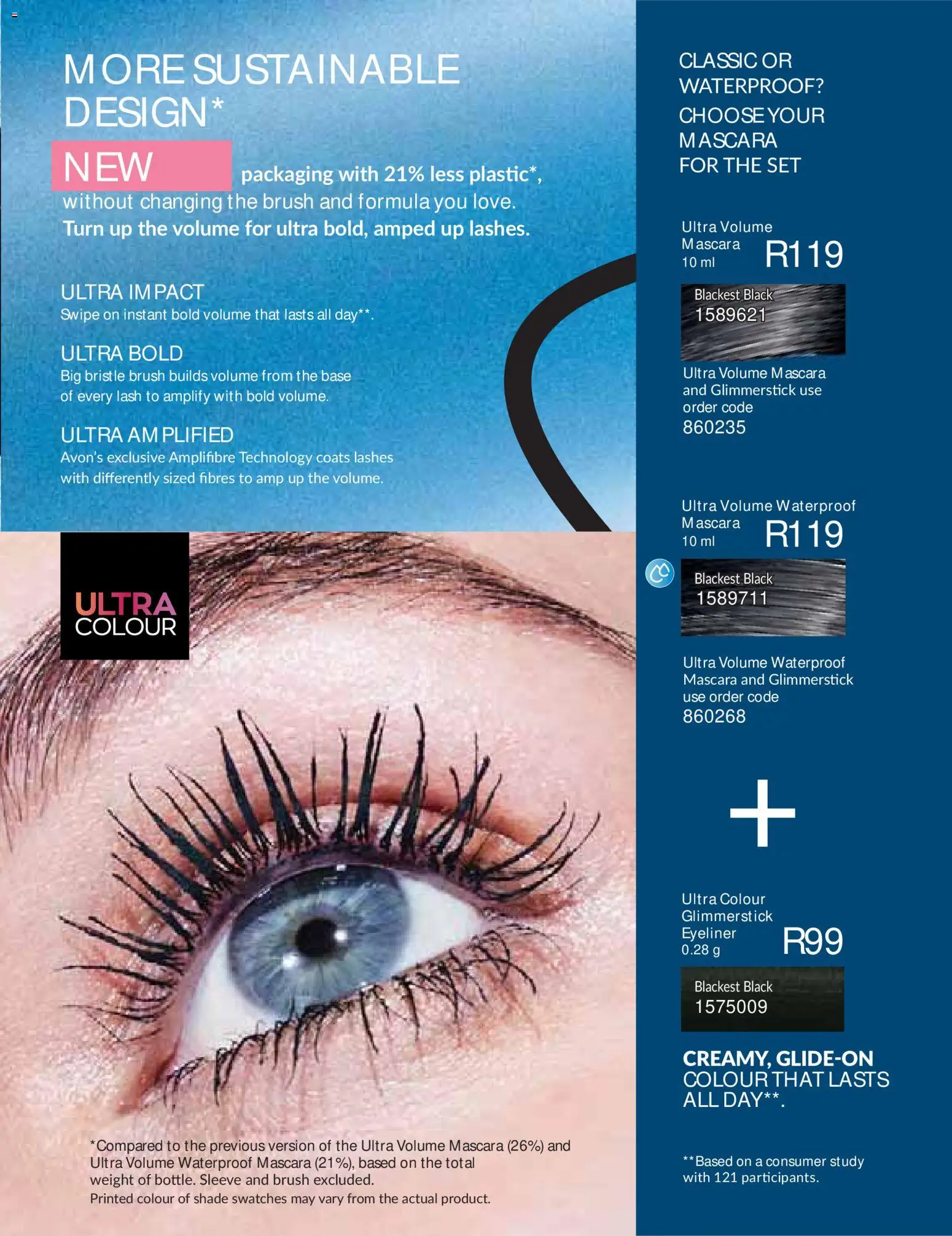 New Avon catalogue – valid from 01/09/2026 | Page: 7 | Products: Brush, Mascara, Eyeliner