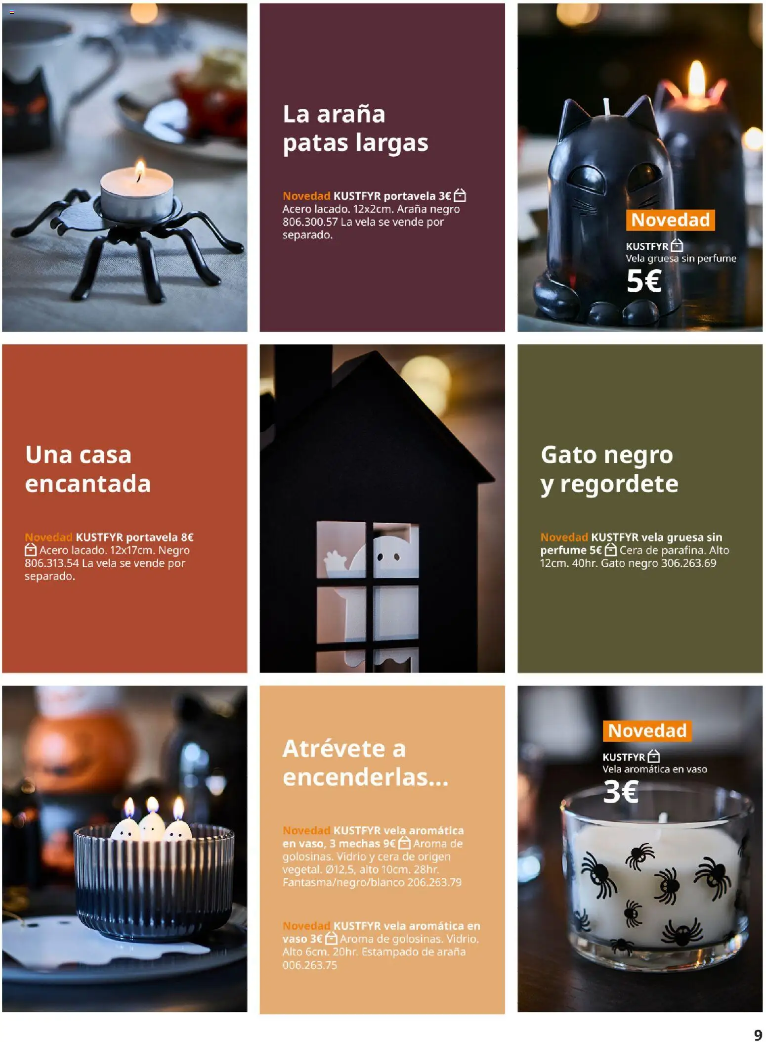 IKEA - Brochure colecciones │ válido desde el 25/08/2026 | Página: 9 | Productos: Perfume, Vela, Vela aromática