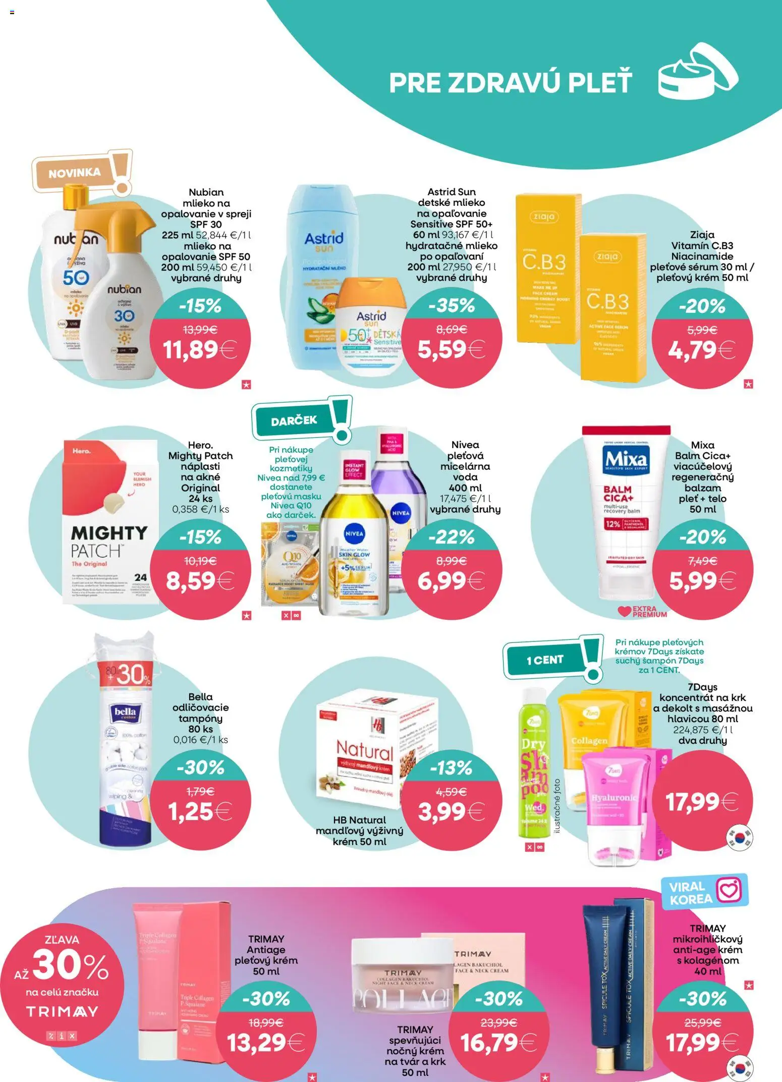 Nové 101 drogerie akcie – leták je platný od 15.04.2026 | Strana: 5 | Produkty: Mlieko, Olej, Mandľový olej, Krém