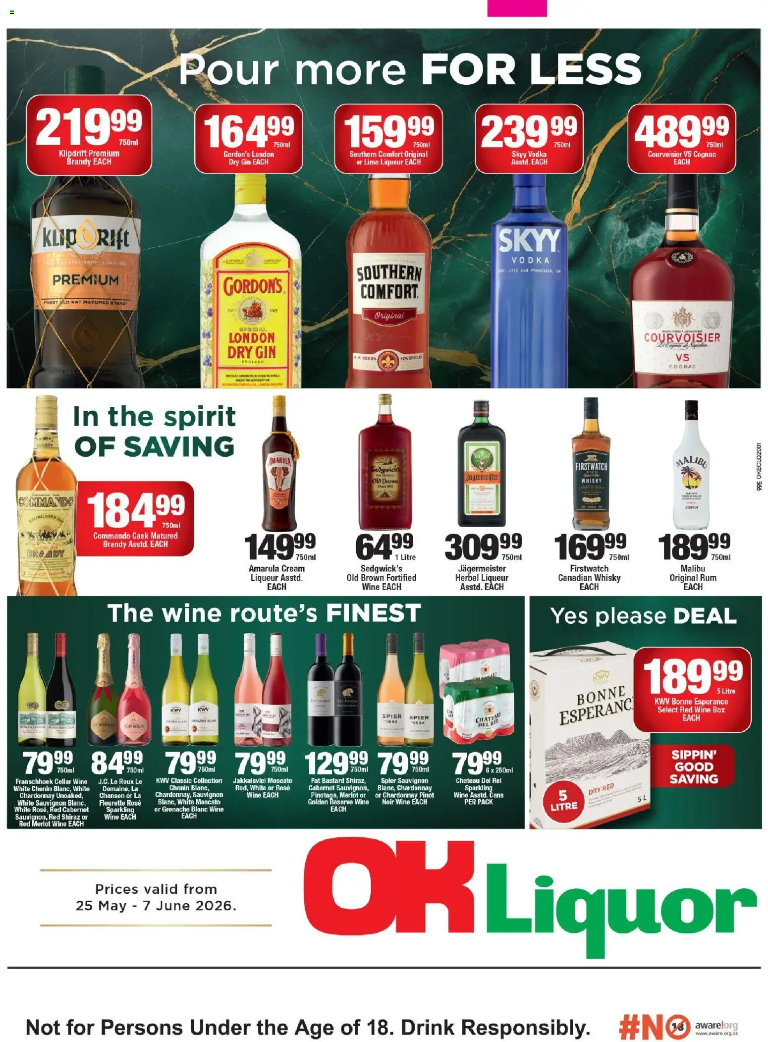 New OK Foods catalogue – valid from 25.05.2026 | Page: 1 | Products: Box, Rum, Cream, Lime