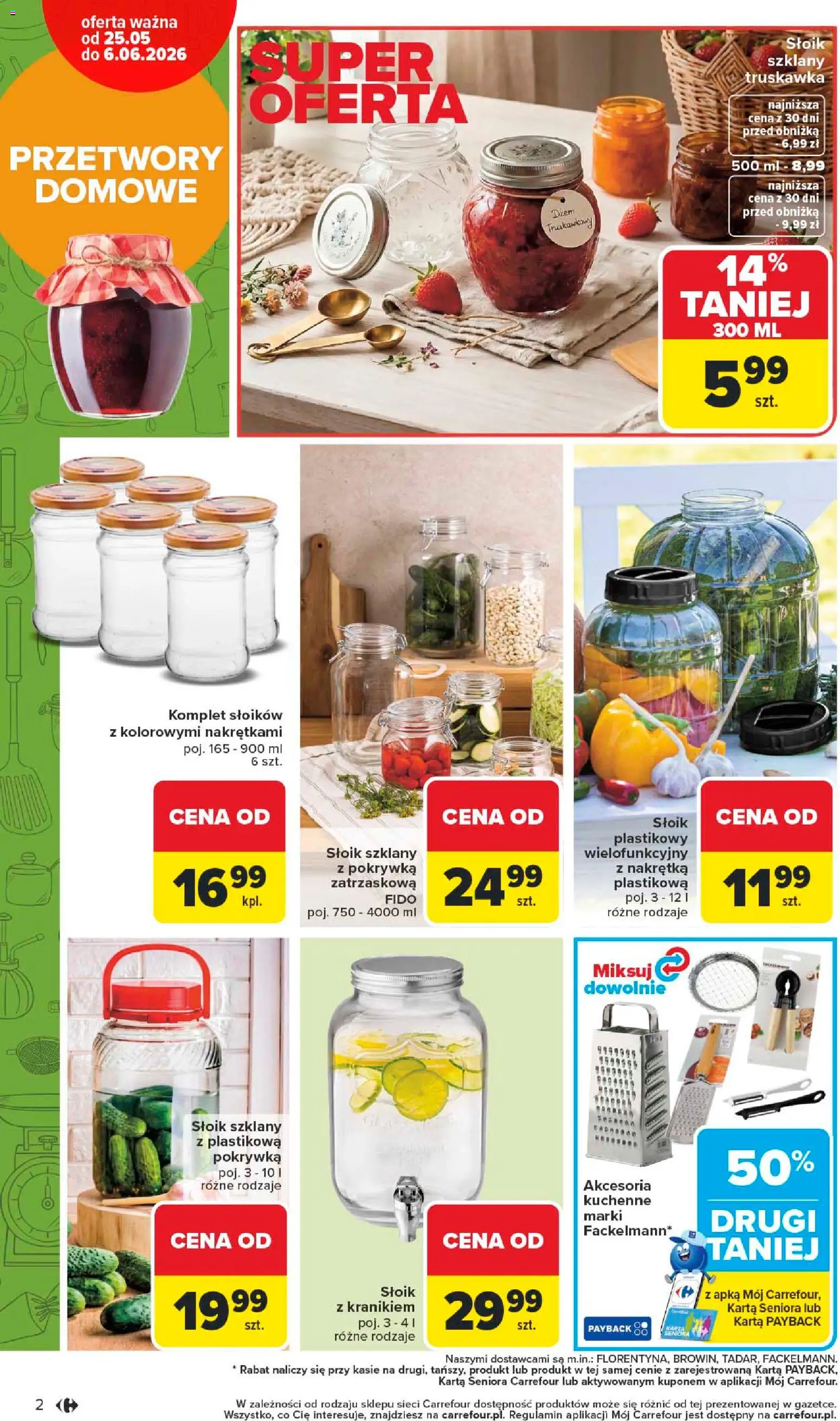 Carrefour gazetka - Łap super okazje od 25.05.2026 | Strona: 2 | Produkty: Karta