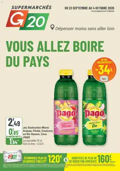 G20 Supermarchés - Prévisualisation de G20 Supermarchés catalogue valide à partir de 23/09/2026