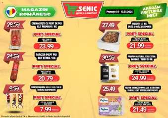 Ofertele Senic valabile de la 04.05.2026 | Pagină: 5 | Produse: Mici, Napolitane, Vin, Cartofi