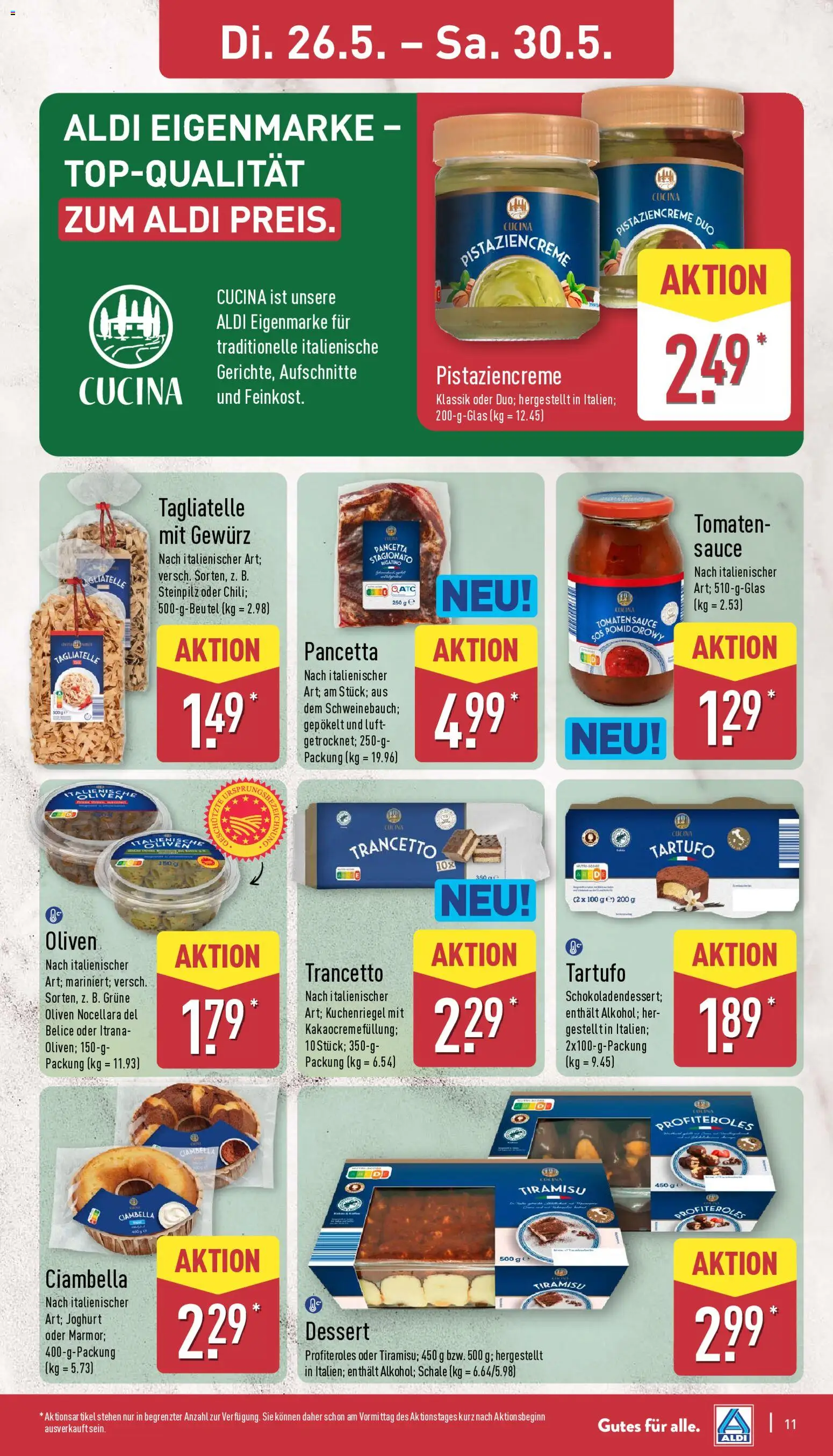 Aldi Prospekt 	 – gültig ab 26.05.2026 | Seite: 11
