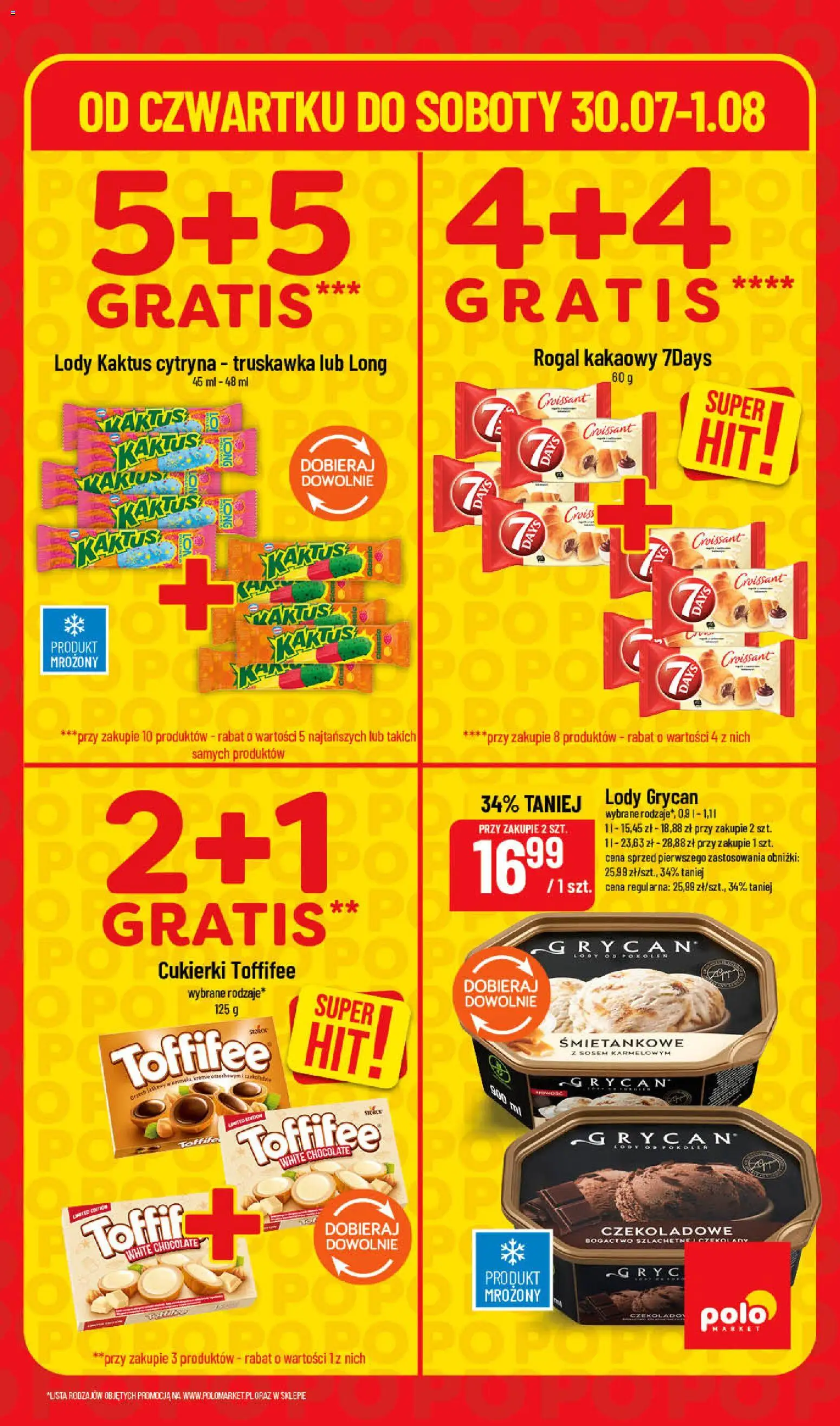 POLOmarket gazetka - Super Hity od 30.07.2026 | Strona: 5 | Produkty: Cytryna, Lody Grycan, Cukierki, Lody