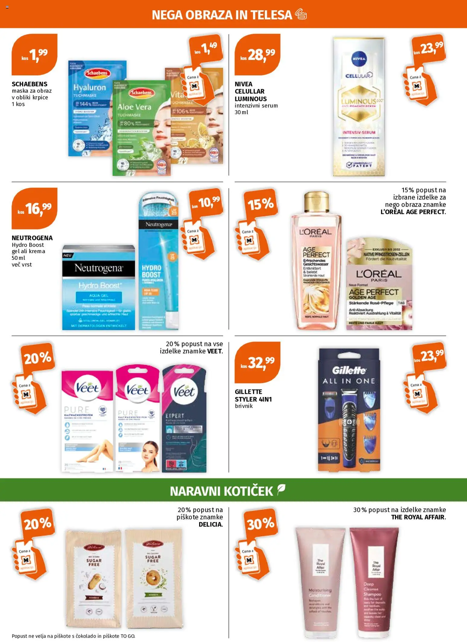 Novi Müller katalog ponudbe – veljaven od 18.05.2026 | Stran: 3 | Izdelki: Kos, Krema, Maska, Brivnik