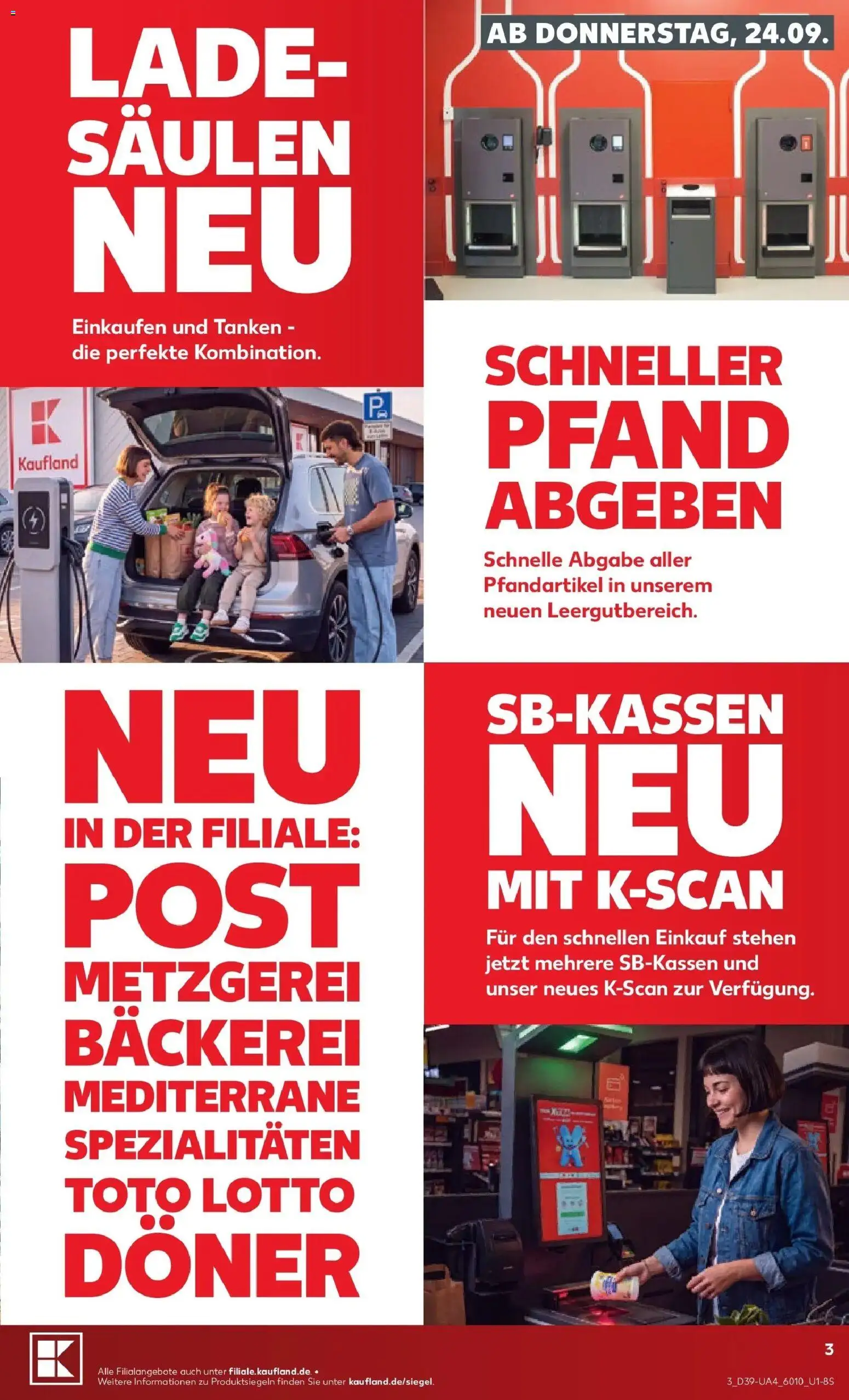 Prospekt Kaufland ab 24.09.2026 » Angebote Online zum Blättern | Seite: 3 | Produkte: Bäckerei, Spezialitäten