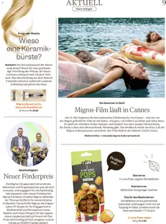 Migros aktionen Magazin ab 13.05.2026 gültig | Seite: 9 | Produkte: Bürste, Er spielt