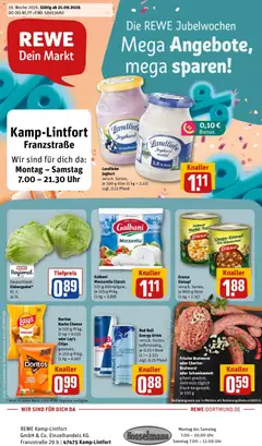 Rewe Prospekt Kamp-Lintfort ab 21.09.2026 gültig