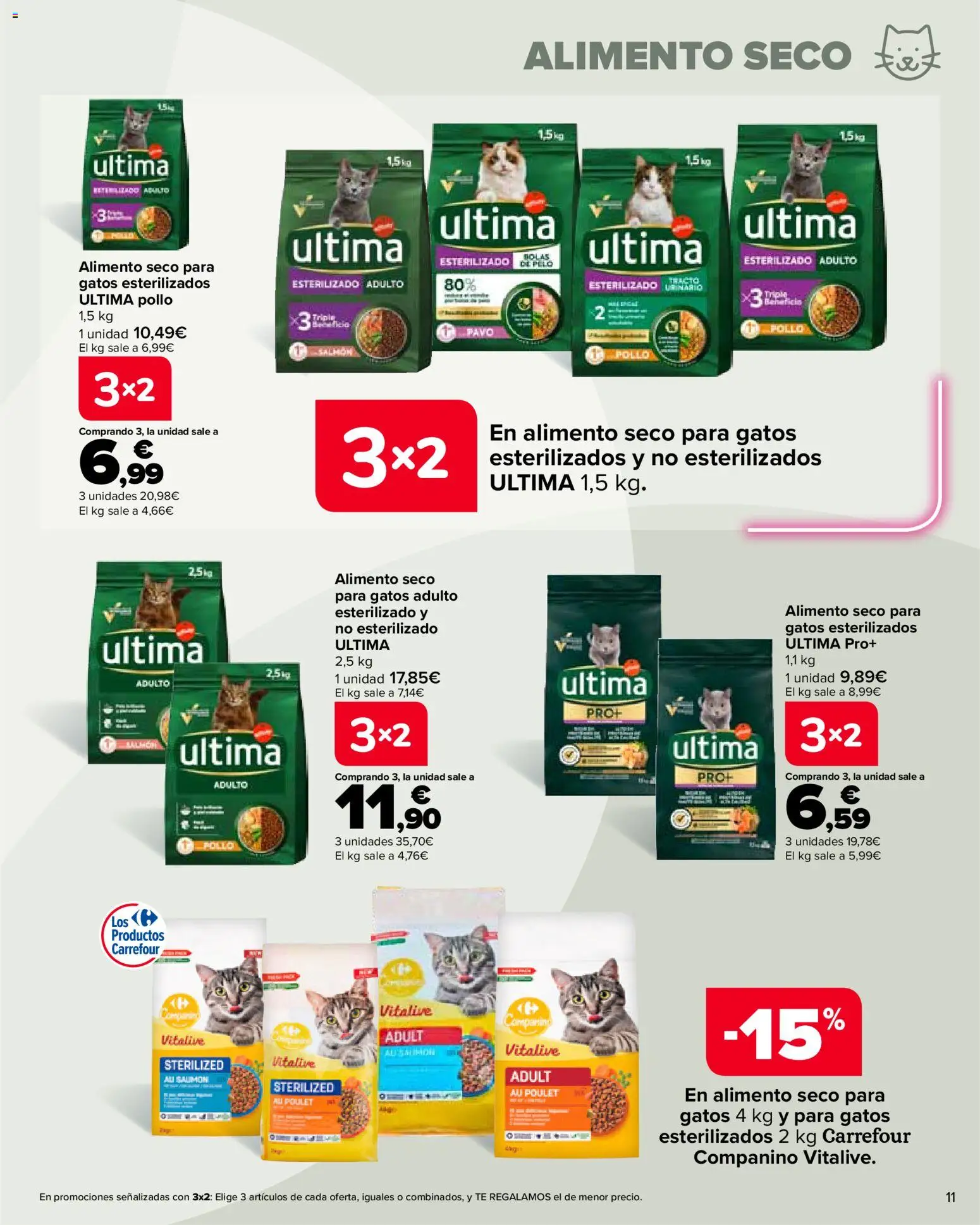 Carrefour Mascotas │ válido desde el 27/10/2026 | Página: 11 | Productos: Té, Salmón, Pollo, Pavo