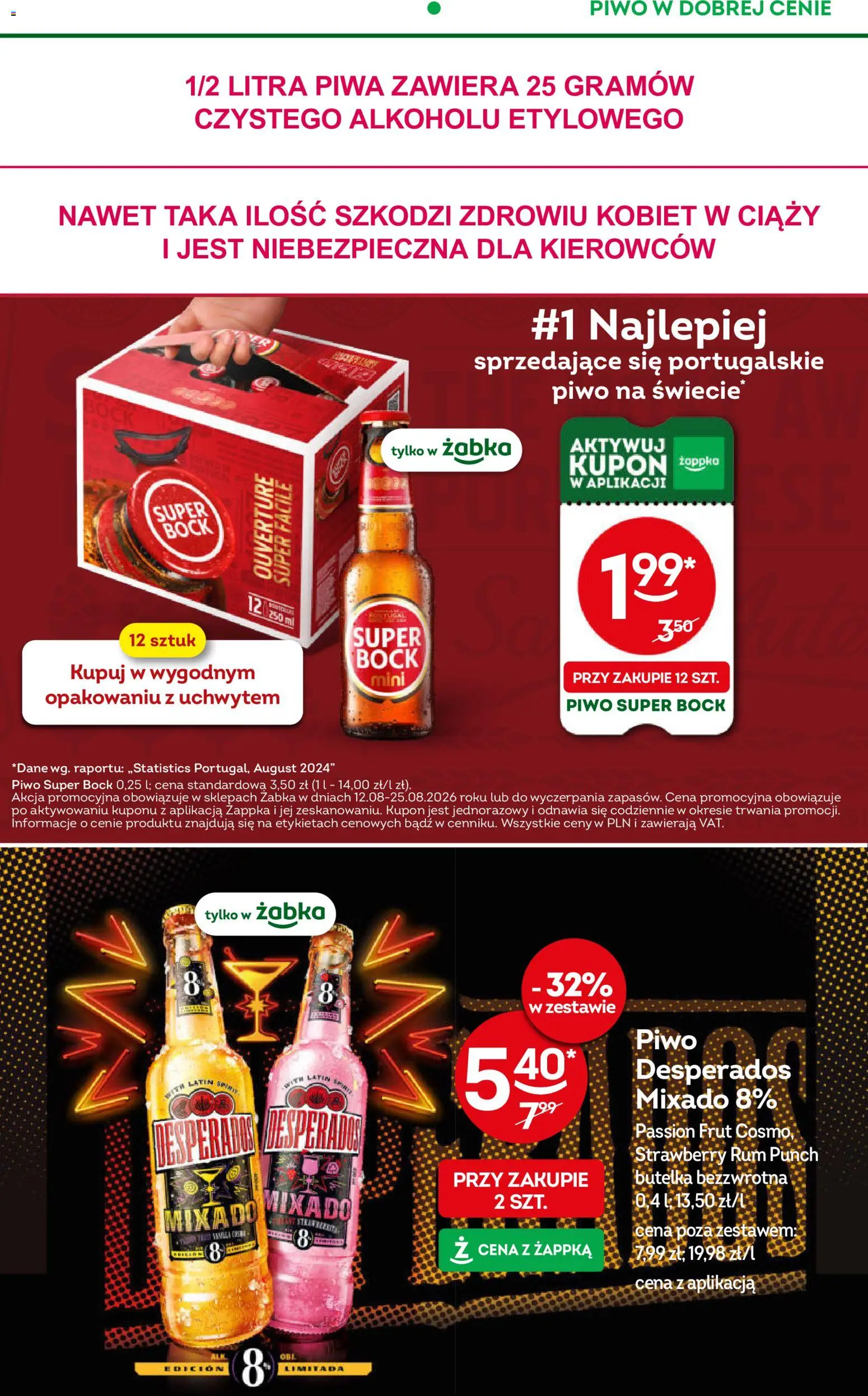 Żabka gazetka od 12.08.2026 | Strona: 51 | Produkty: Piwo Desperados, Piwo, Rum, Desperados