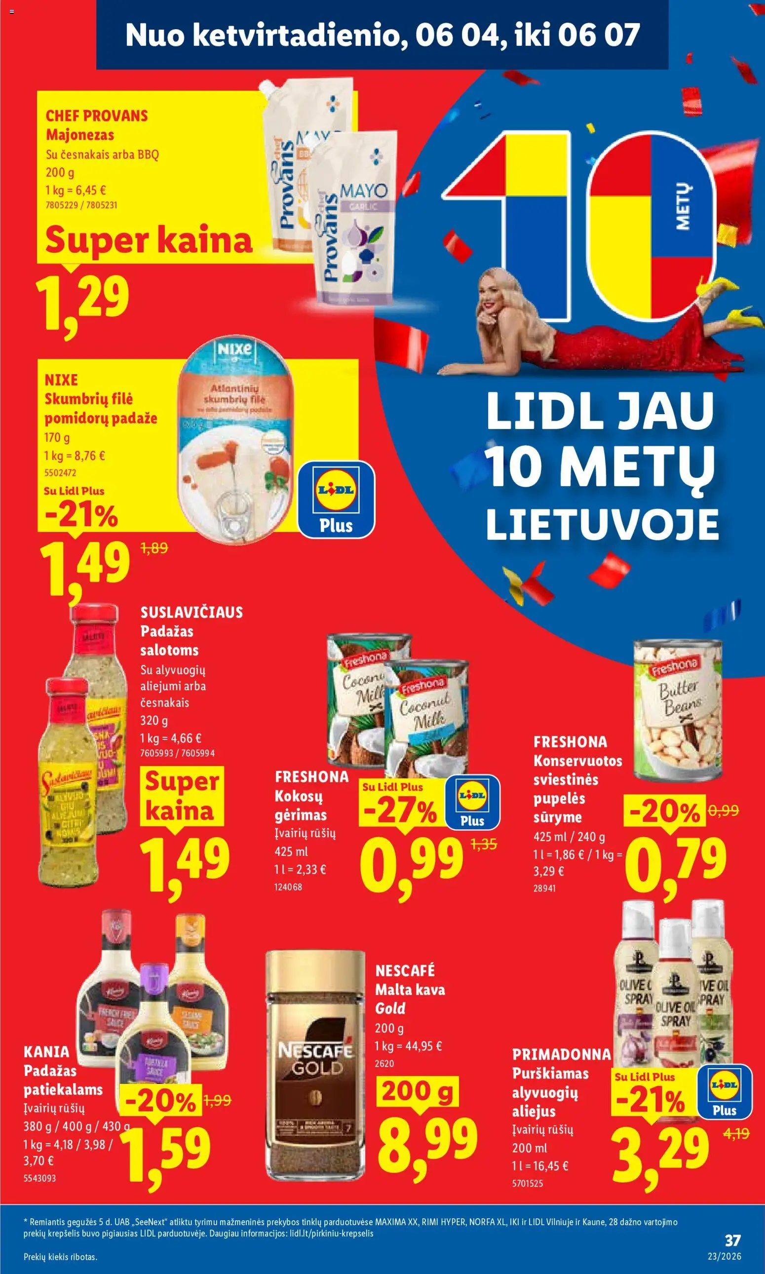 LIDL akcijos nuo 01.06.2026 | Puslapis: 37