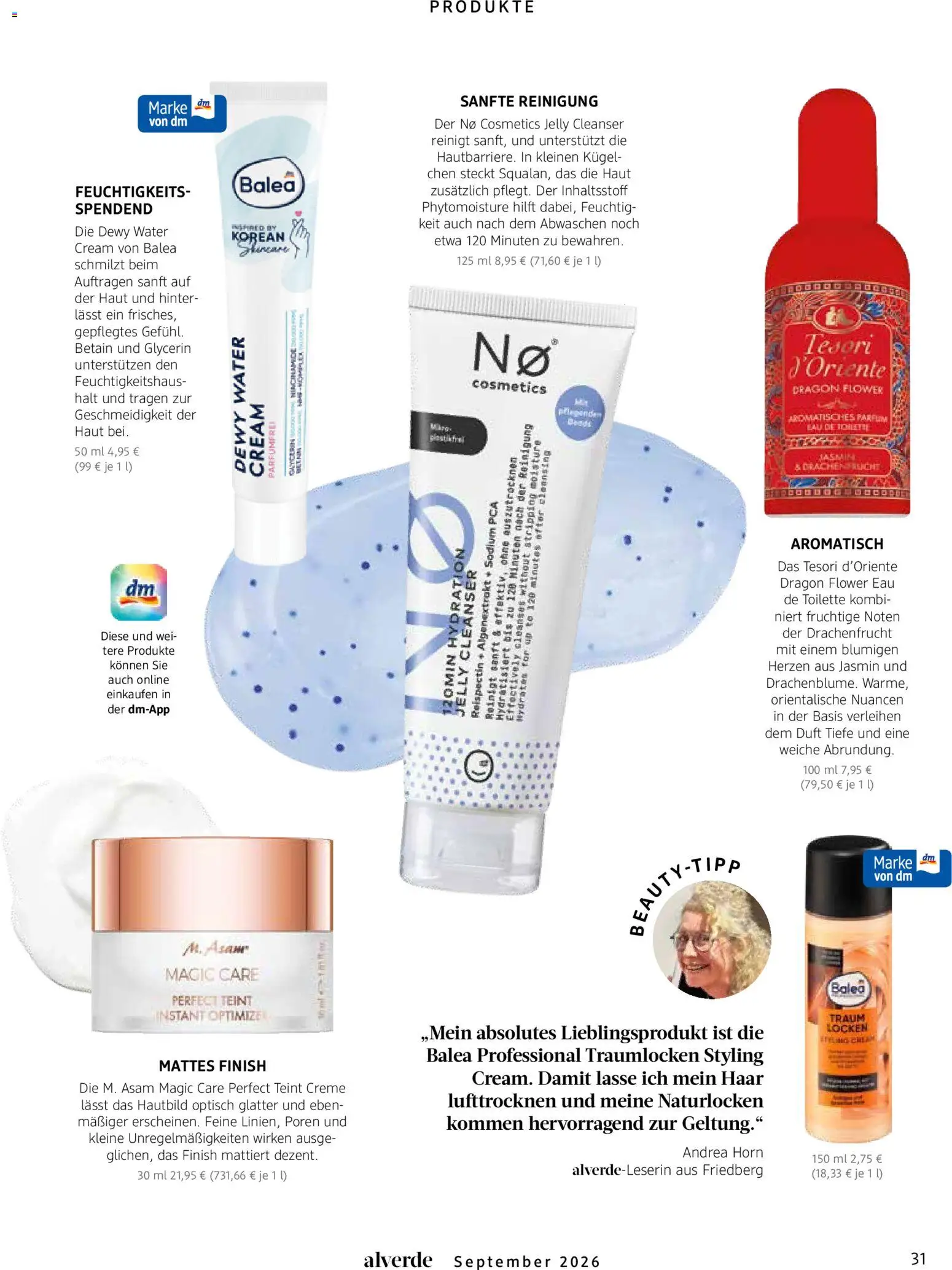 dm drogerie Prospekt – gültig ab 01.09.2026 | Seite: 31 | Produkte: Toilette, Duft, Eau de Toilette, Finish
