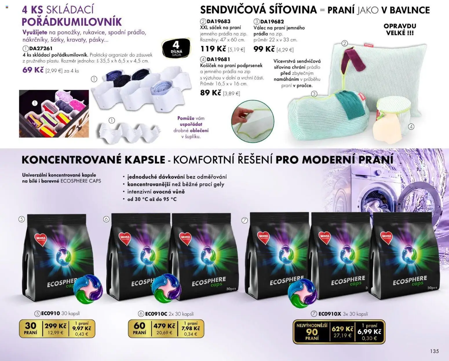 Nové Dedra akcie – leták je platný od 01.08.2026 | Strana: 35 | Produkty: Organizér