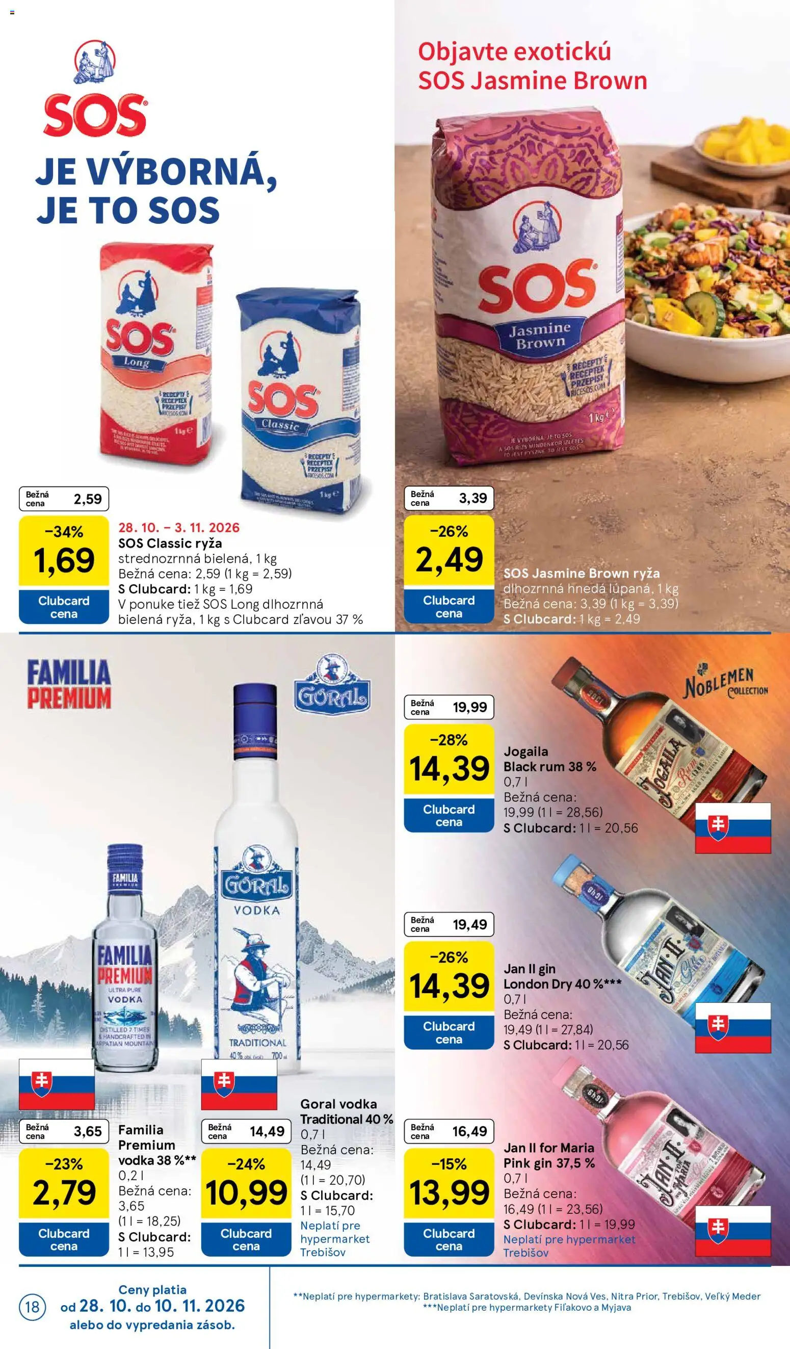 Nové Tesco akcie – leták je platný od 28.10.2026 | Strana: 18