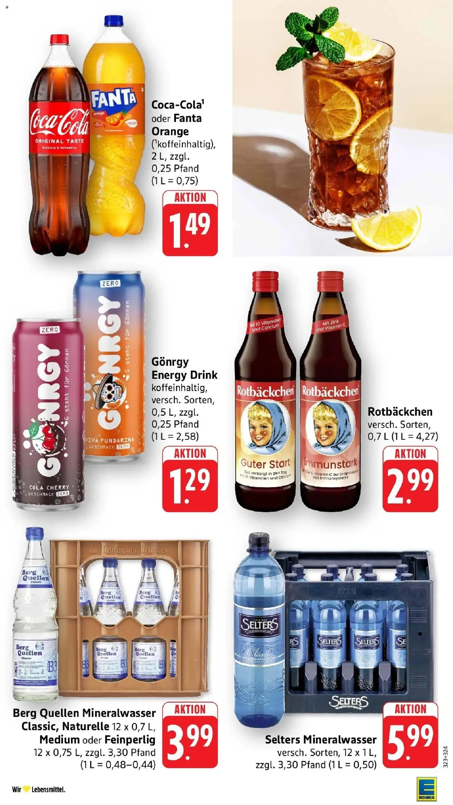 Edeka prospekt Steinfeld	 – gültig ab 04.05.2026 | Seite: 43 | Produkte: Fanta, Cola, Energy, Mineralwasser