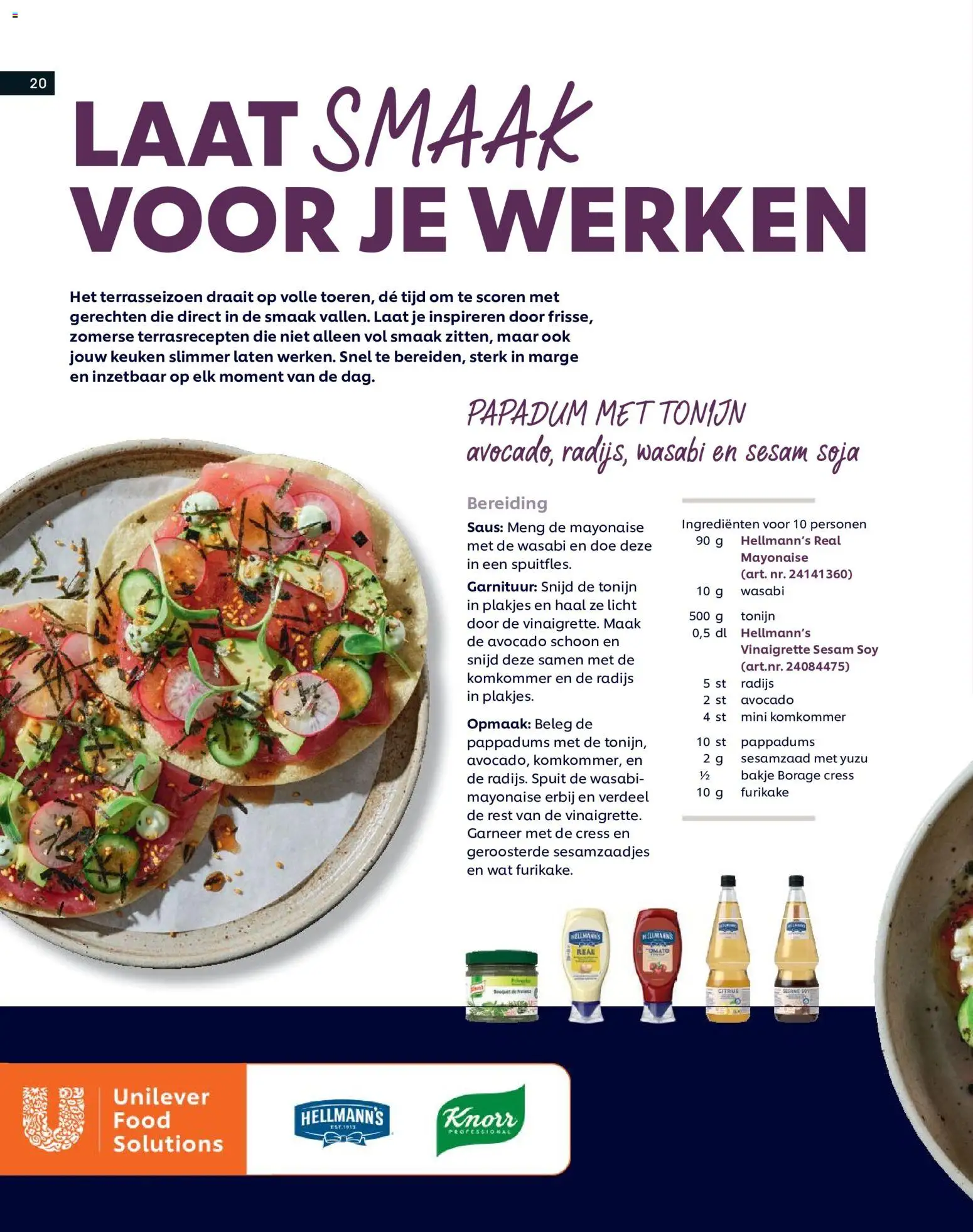 {H1} | Pagina: 20 | Producten: Avocado, Sesam, Ingrediënten, Sesamzaad