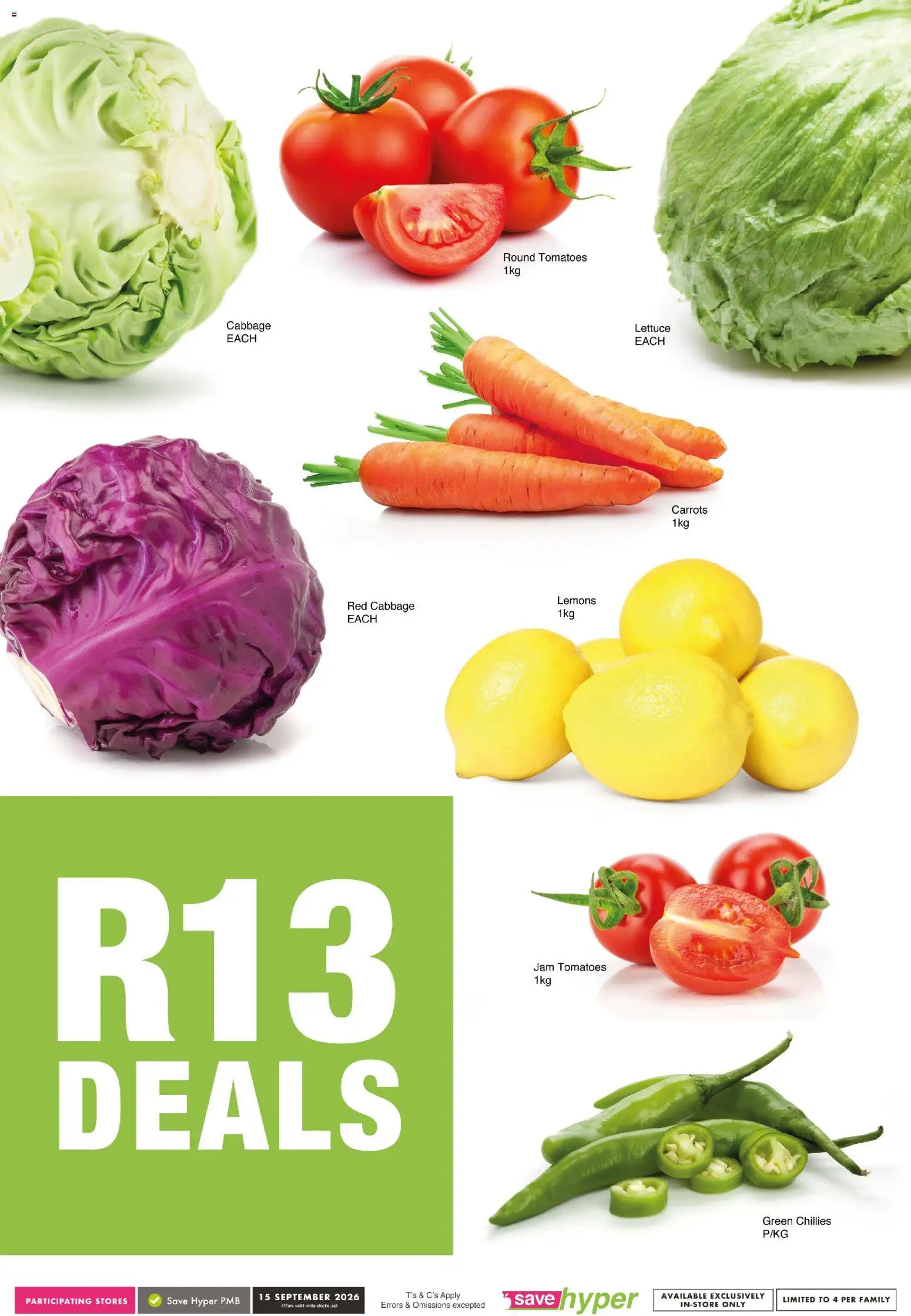 New Save catalogue – valid from 15/09/2026 | Page: 3 | Products: Jam, Tomatoes, Carrots, Lettuce