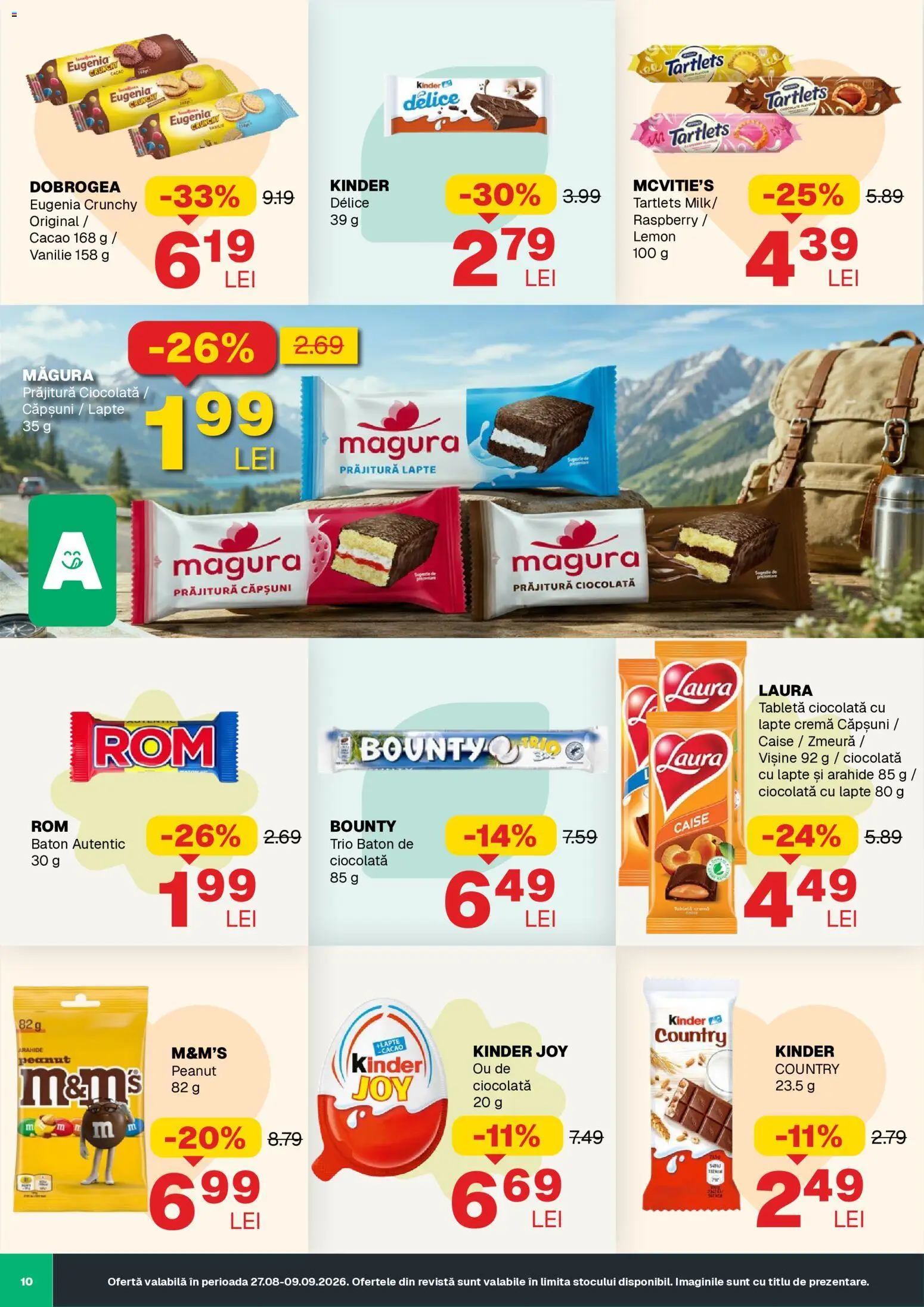 Noul catalog Annabella – valabil de la 27.08.2026 | Pagină: 10 | Produse: Tabletă, Cremă, Ciocolată, Cacao