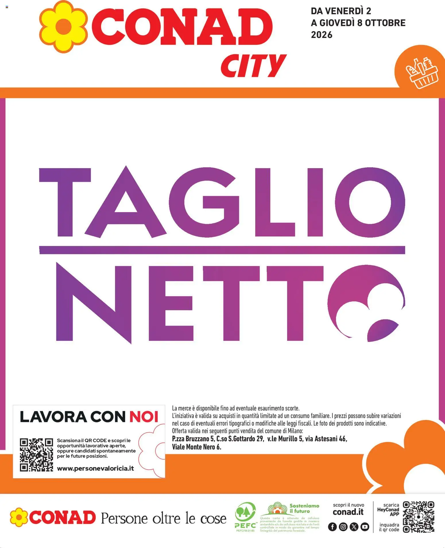 Volantino Conad del 02/10/2026 | Pagina: 1 | Prodotti: Taglio