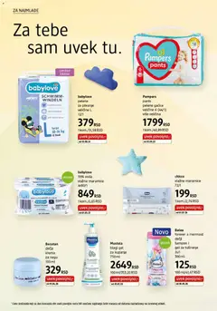 DM Drogerie katalog - pregled DM Drogerie kataloga - važi od 01.07.2026 | Strana: 32 | Proizvode: Voda, Gel za tuširanje, Vlažne maramice, Pelene