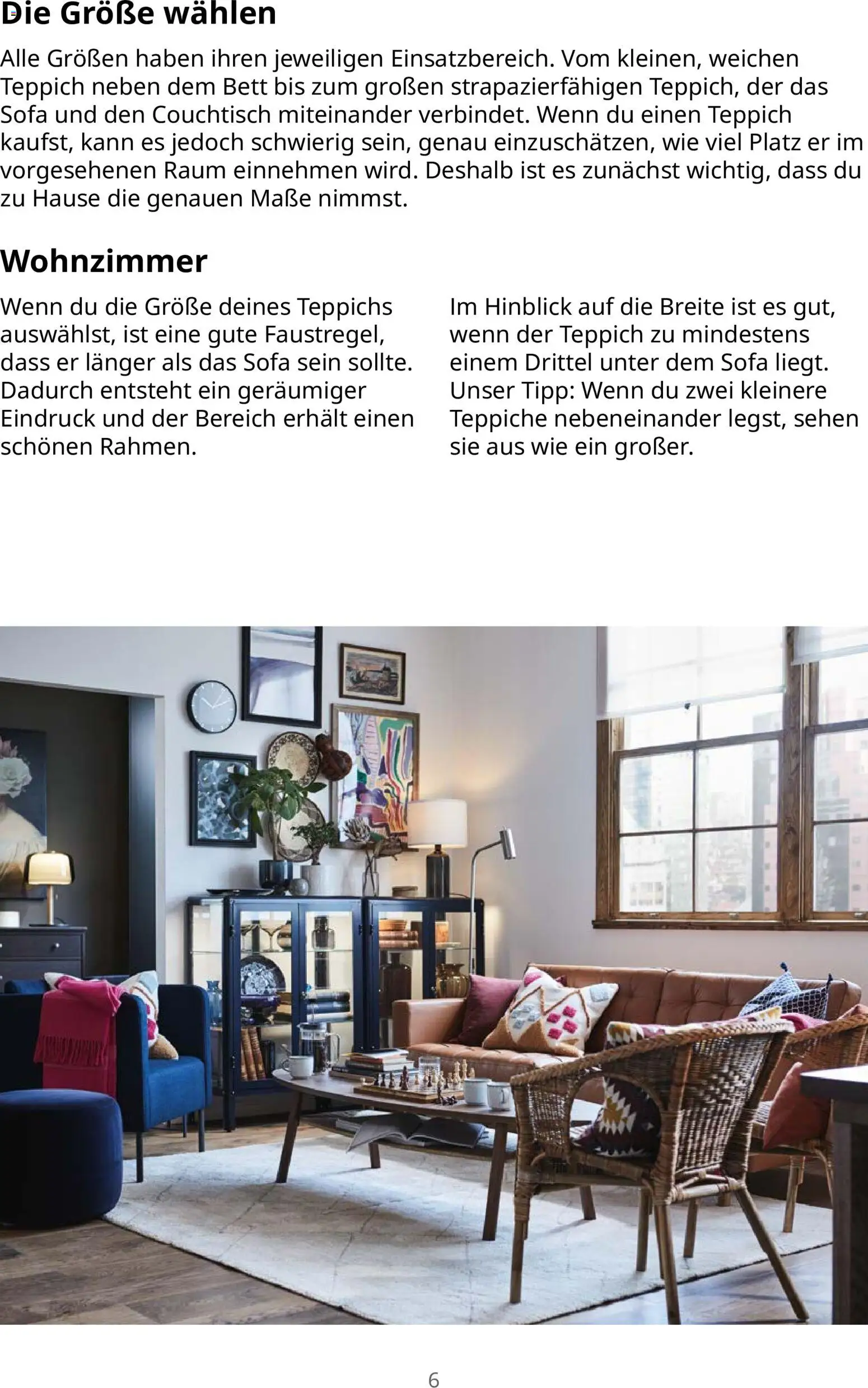 Ikea Teppichlösungen – gültig ab 16.09.2026 | Seite: 6 | Produkte: Bett, Sofa, Couchtisch, Teppich