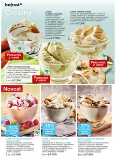 Bofrost katalog akcije – veljaven od 01.07.2026 | Stran: 18 | Izdelki: Karamele, Piskoti, Sladoled