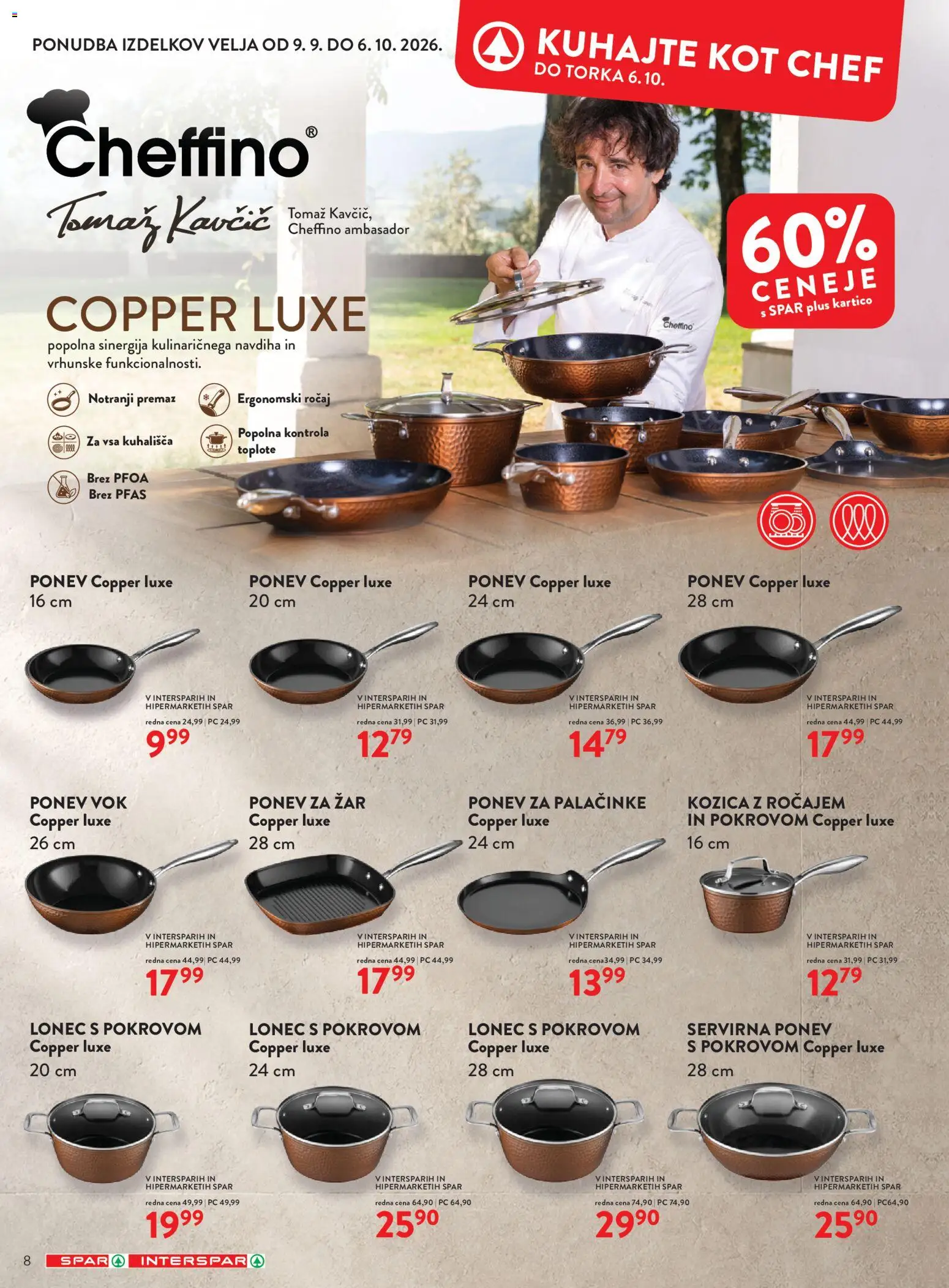 Novi Spar katalog ponudbe – veljaven od 09.09.2026 | Stran: 8 | Izdelki: Zar, Palačinke