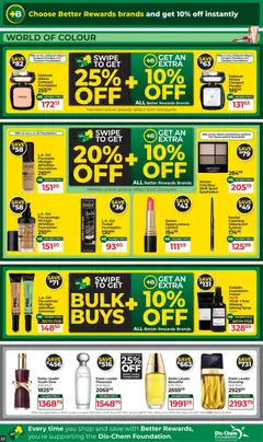 Dis-Chem specials catalogue – valid from 16.06.2026 | Page: 22 | Products: Primer, Foundation, Eyeliner, Lipstick
