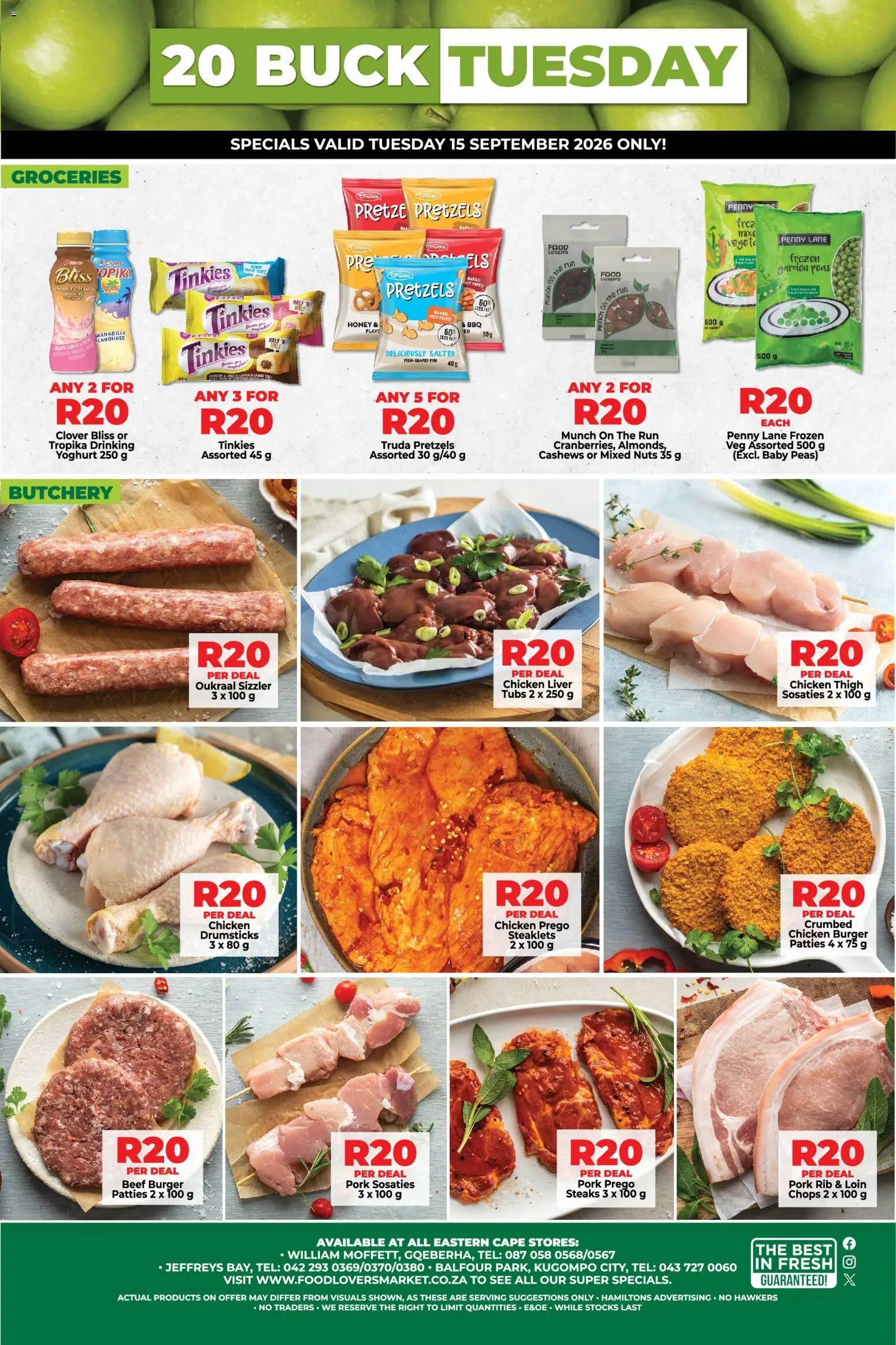 New Food Lover's Market catalogue – valid from 15/09/2026 | Page: 2 | Products: Liver, Pork, Beef, Cream