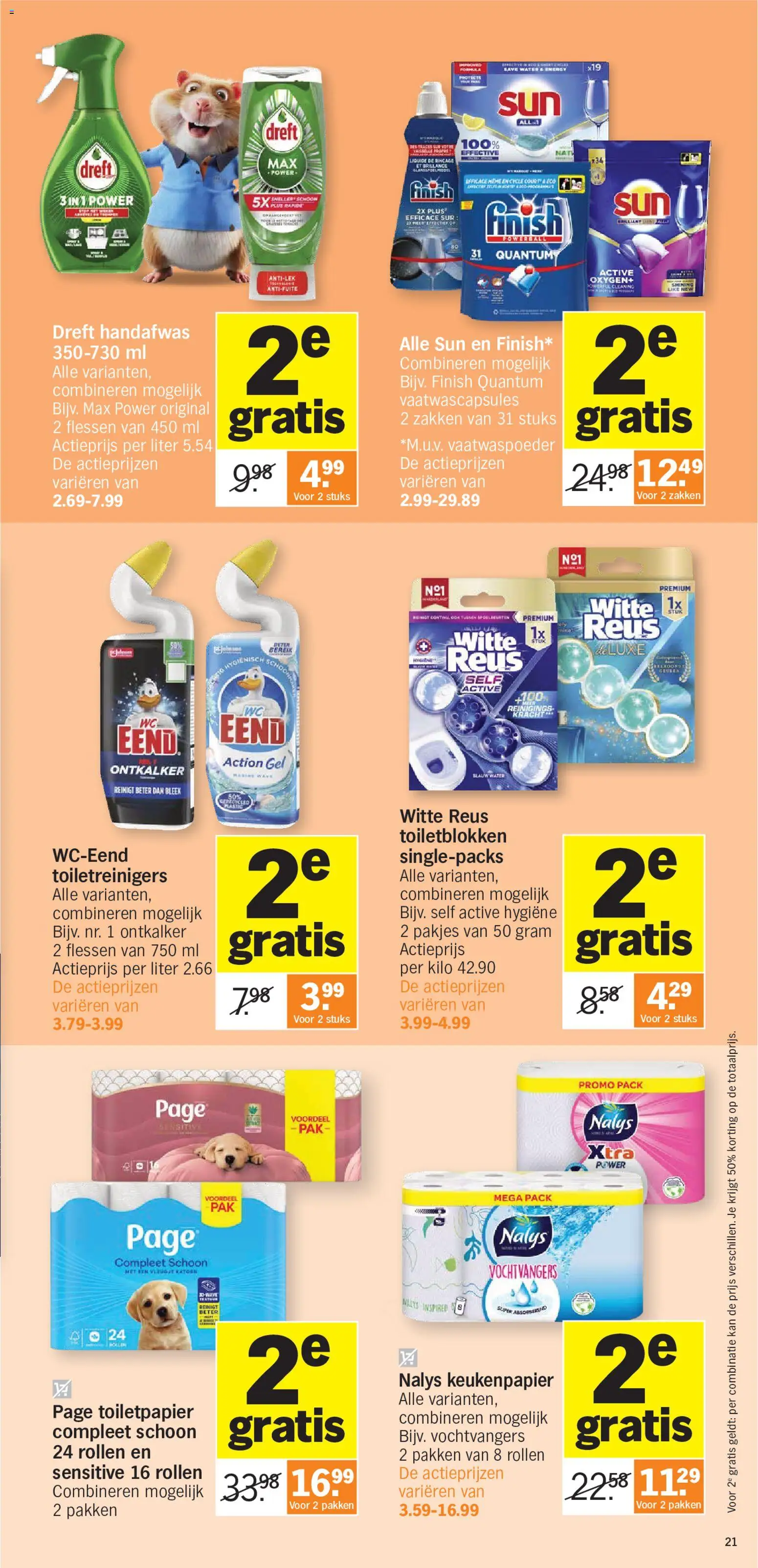 {H1} | Pagina: 21 | Producten: Eend, Gel, Toiletpapier, Kan