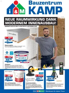 Angebote - i&M Bauzentrum Kamp: Neue Raumwirkung dank modernem Innenausbau! ab 18.09.2026 gültig