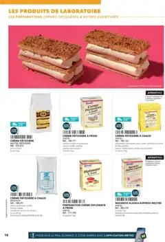 METRO - Prévisualisation de METRO - Boulangers Pâtissiers valide à partir de 30/04/2026 | Page: 18 | Produits: Sac, Poire, Mousse, Crème