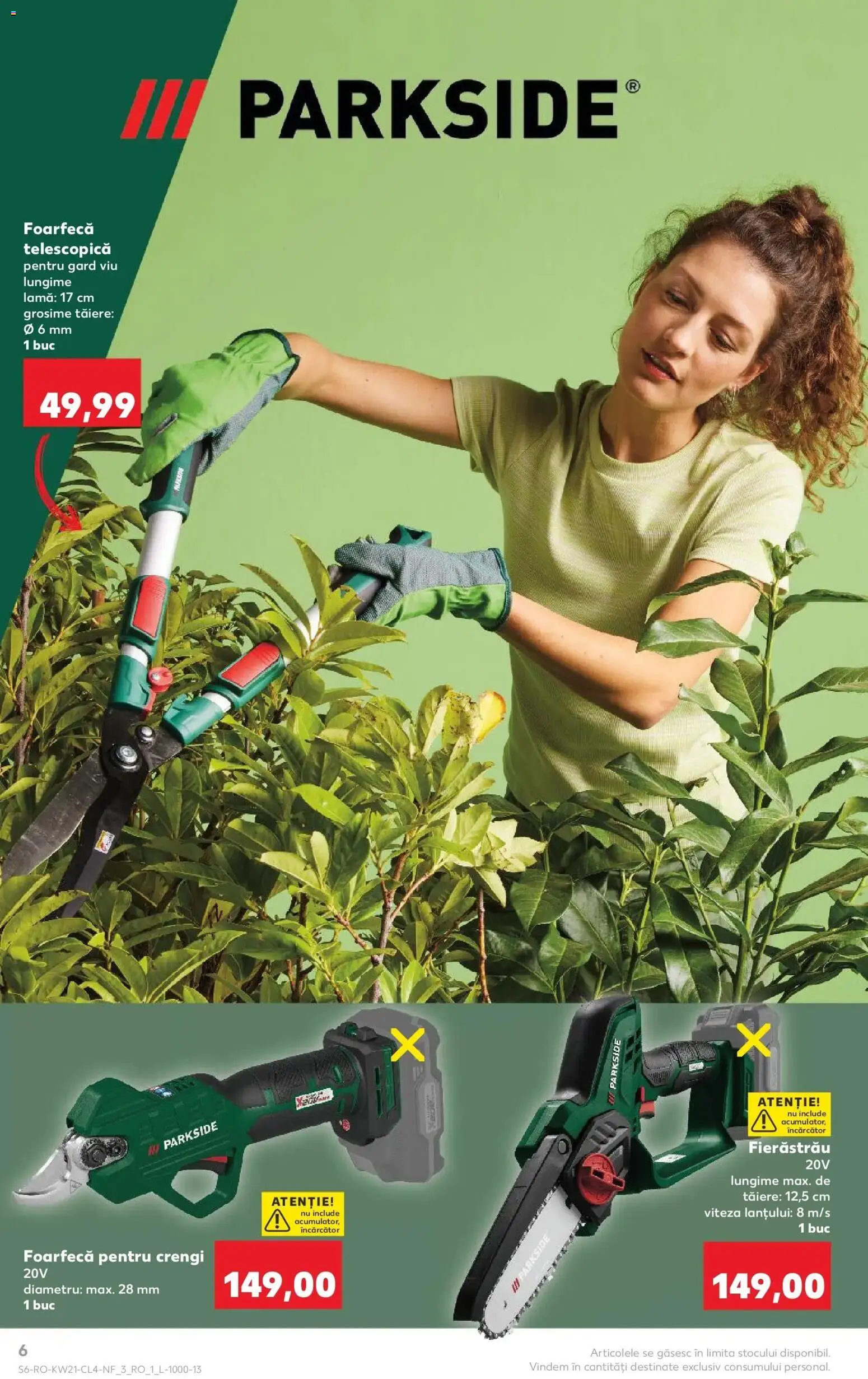 Noul catalog Kaufland – valabil de la 20.05.2026 | Pagină: 6 | Produse: Trimmer, Încărcător