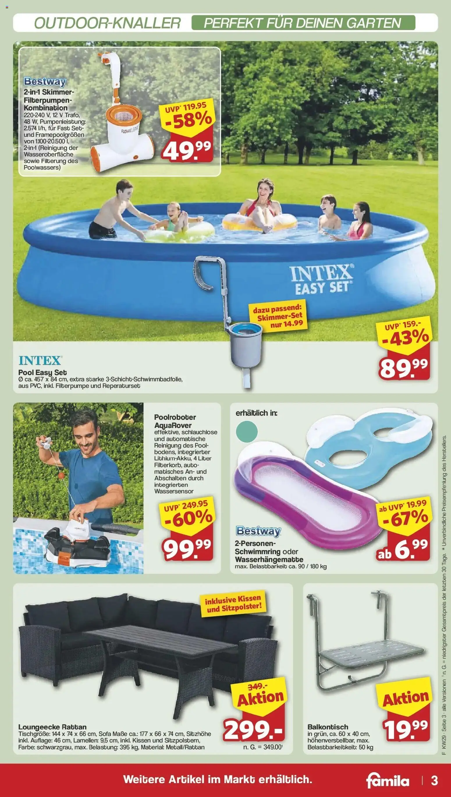 Famila Nordwest Einleger – gültig ab 13.07.2026 | Seite: 3 | Produkte: Kissen, Sofa
