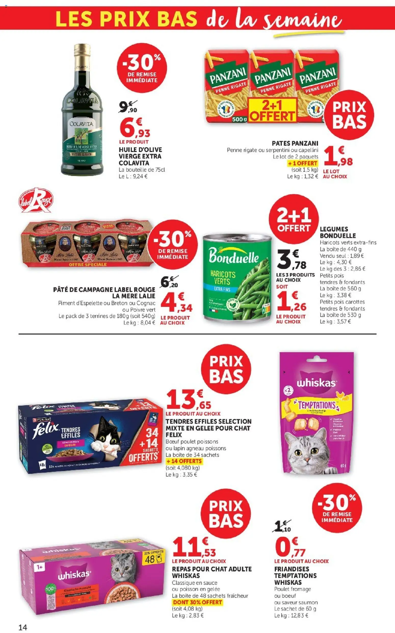 {H1} | Page: 14 | Produits: Carottes, Cognac, Piment d'espelette, Saumon