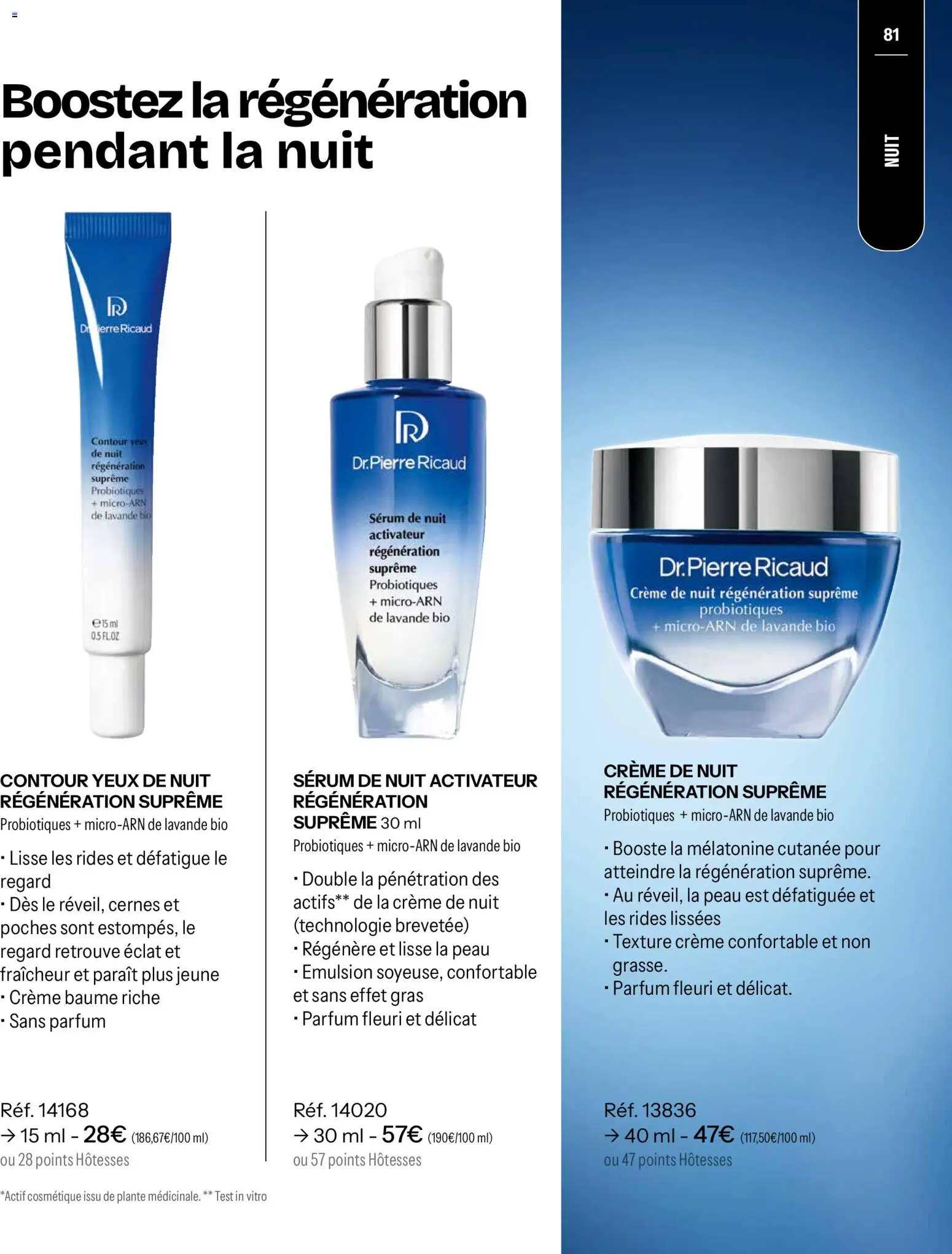 {H1} | Page: 81 | Produits: Lavande, Serum, Parfum, Crème de nuit