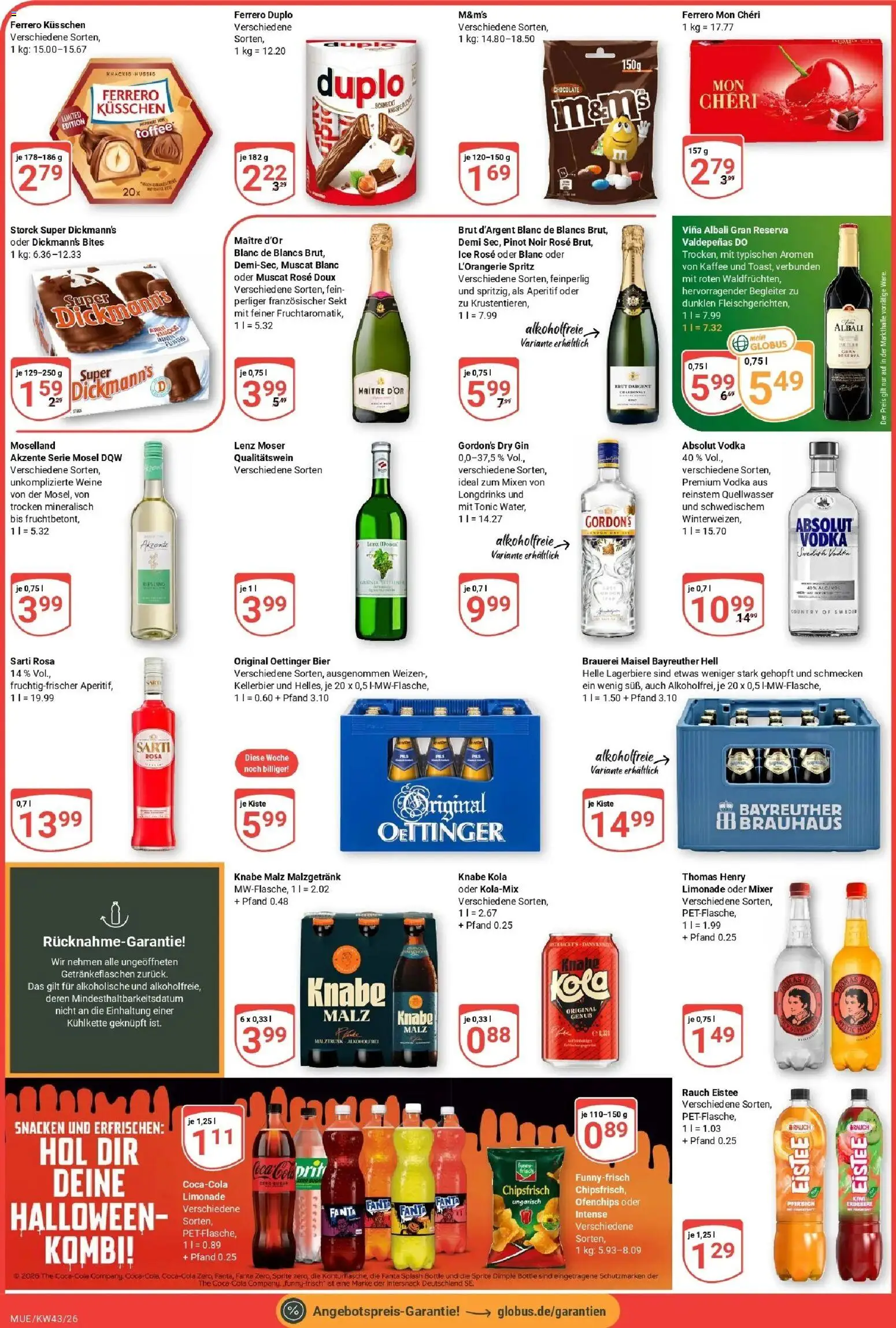 Globus Prospekt Mühldorf (ab 19.10.2026) » Angebote online | Seite: 3 | Produkte: Coca cola, Sekt, Mango, Brut dargent