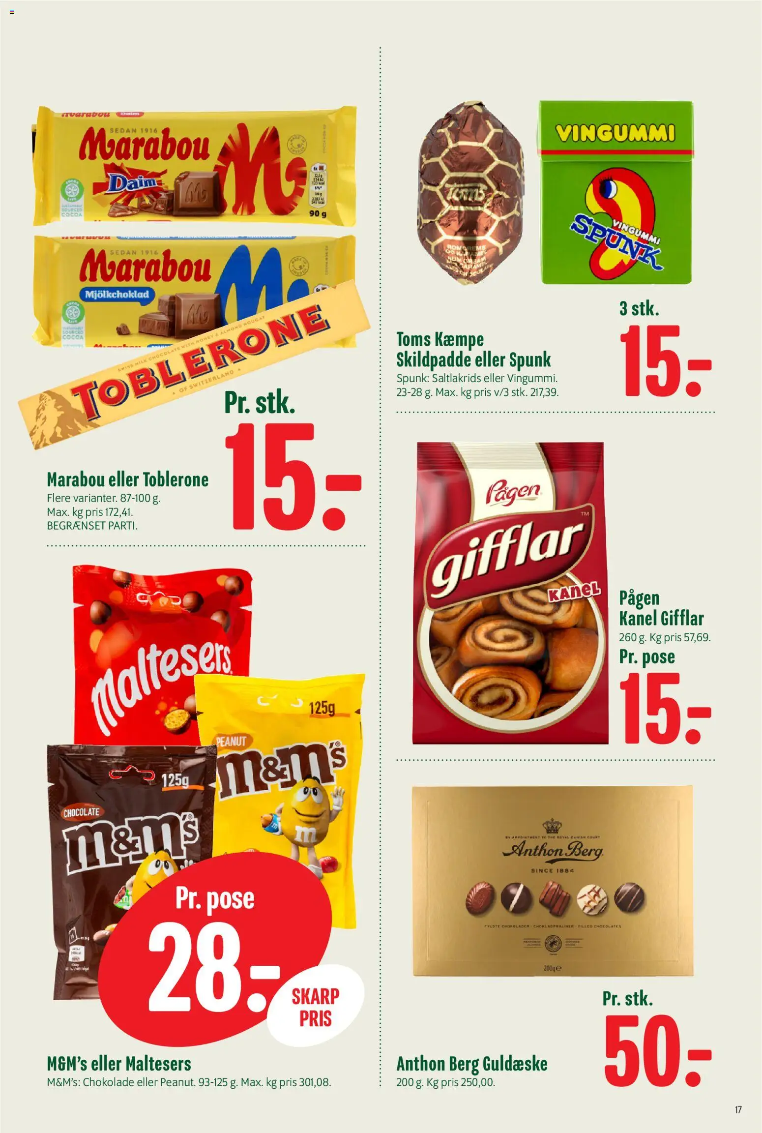 Min Købmand tilbudsavis – gyldig fra 28/08/2026 | Side: 18 | Produkter: Chokolade, Kanel, Vingummi, Nougat