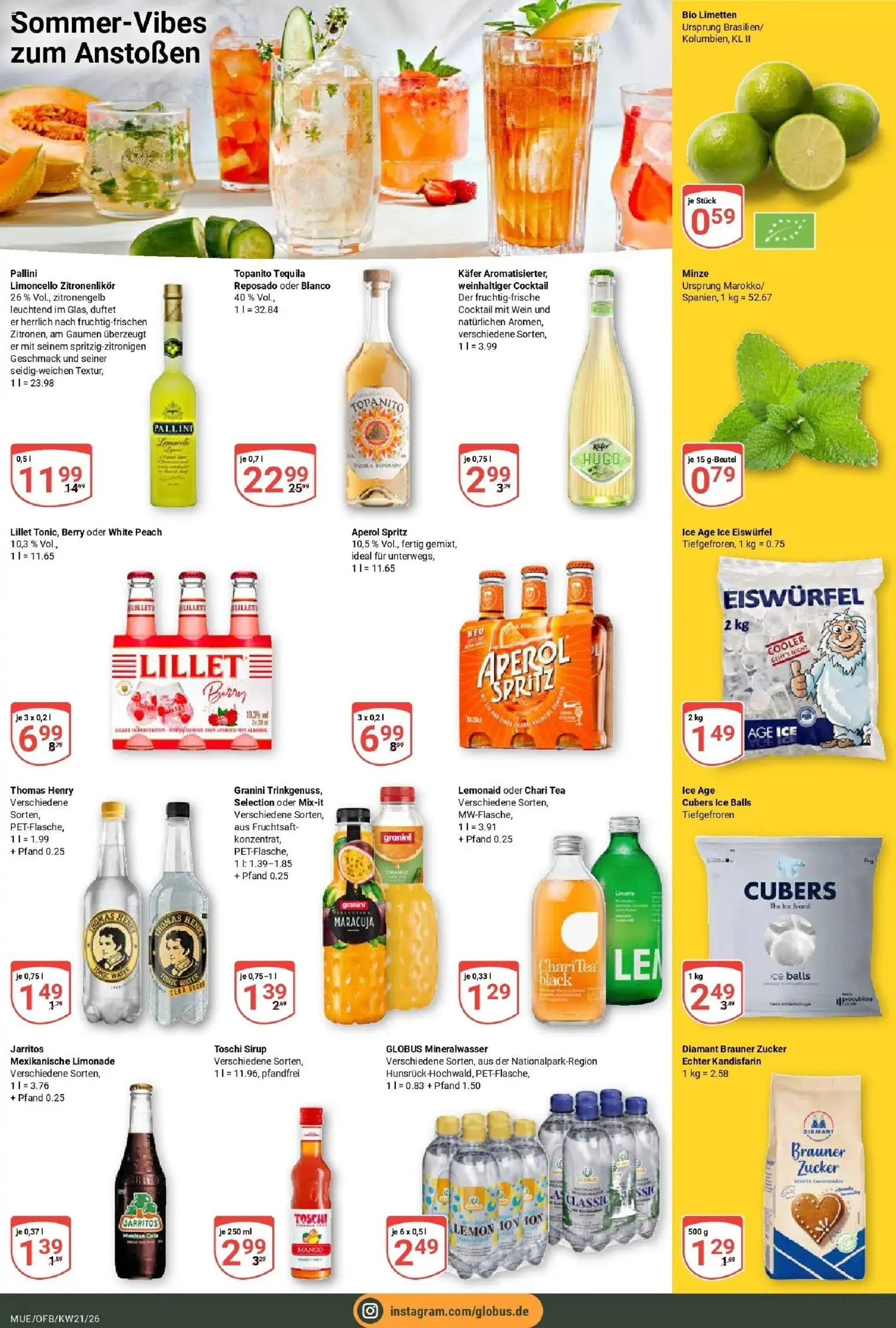 Globus Prospekt Mühldorf – gültig ab 17.05.2026 | Seite: 17 | Produkte: Tequila, Granini, Wein, Fruchtsaft