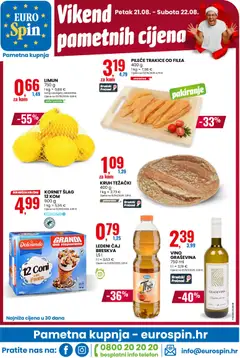 KRUH TEŽAČKI, 400 g - Pregled kataloga iz trgovine Eurospin, vrijedi od 19.08.2026 | Stranica: 16
