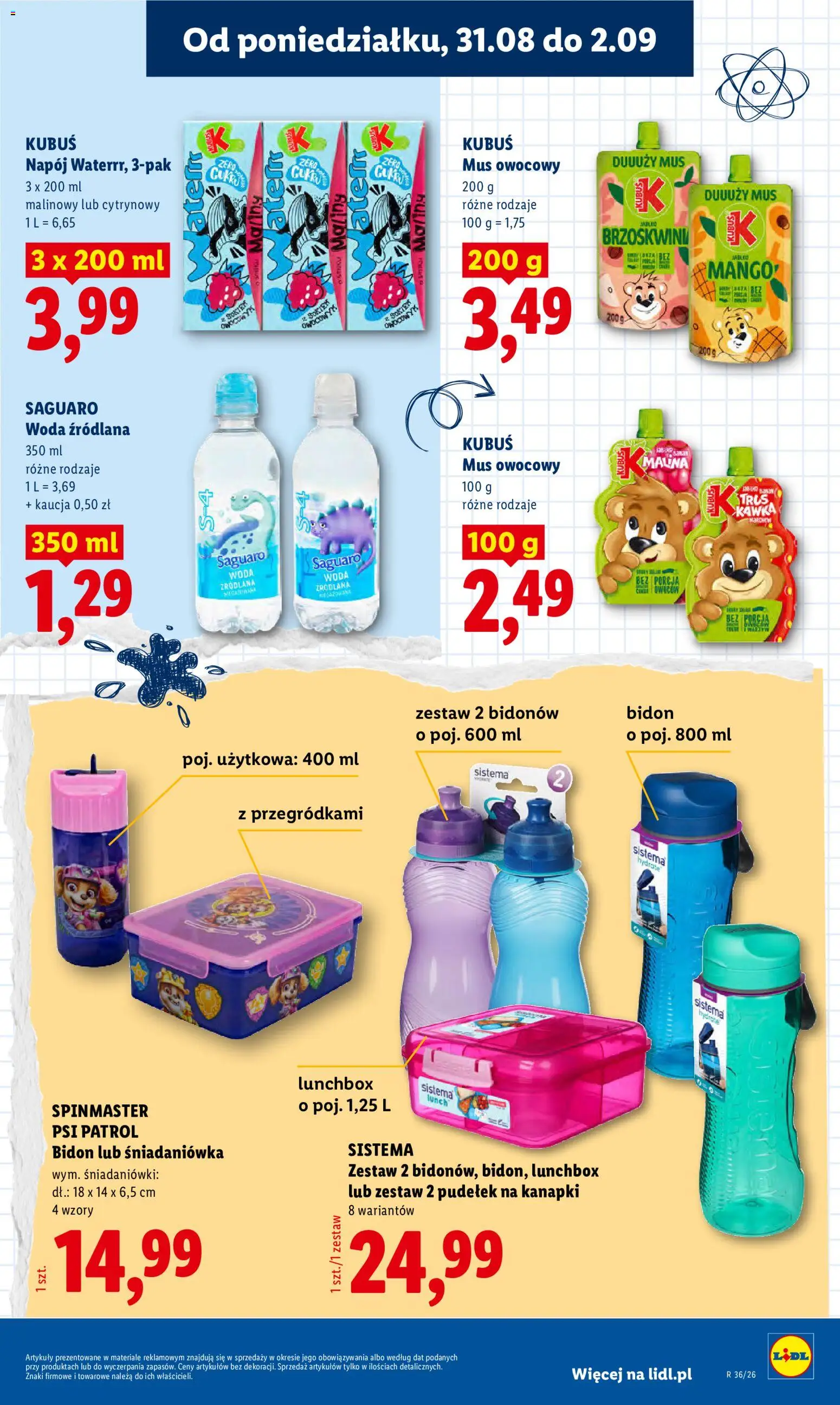 Lidl Polsko leták od 31.08.2026 | Strana: 43 | Produkty: Mango, Saguaro, Maliny, Lunch